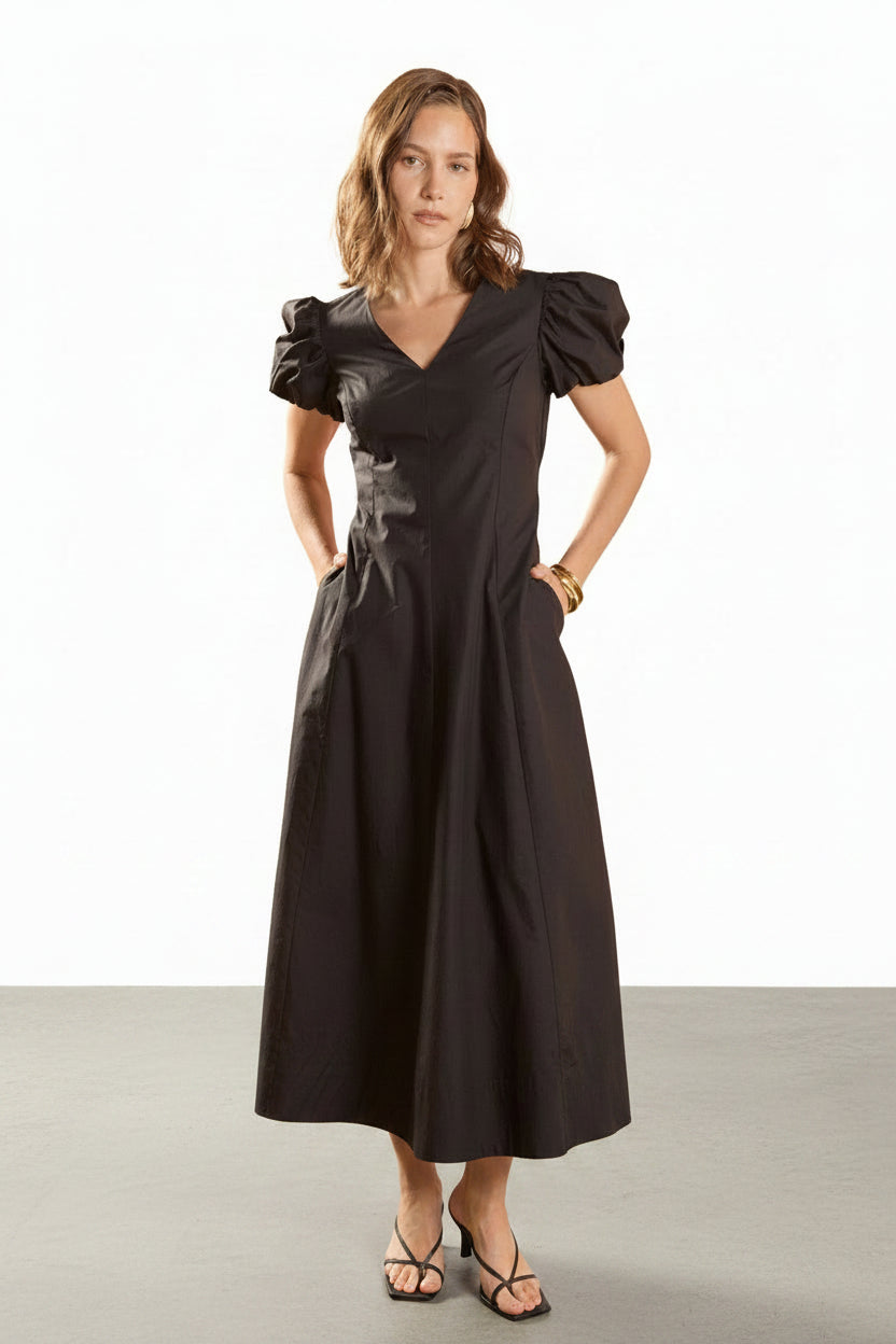 Black Midi Dress