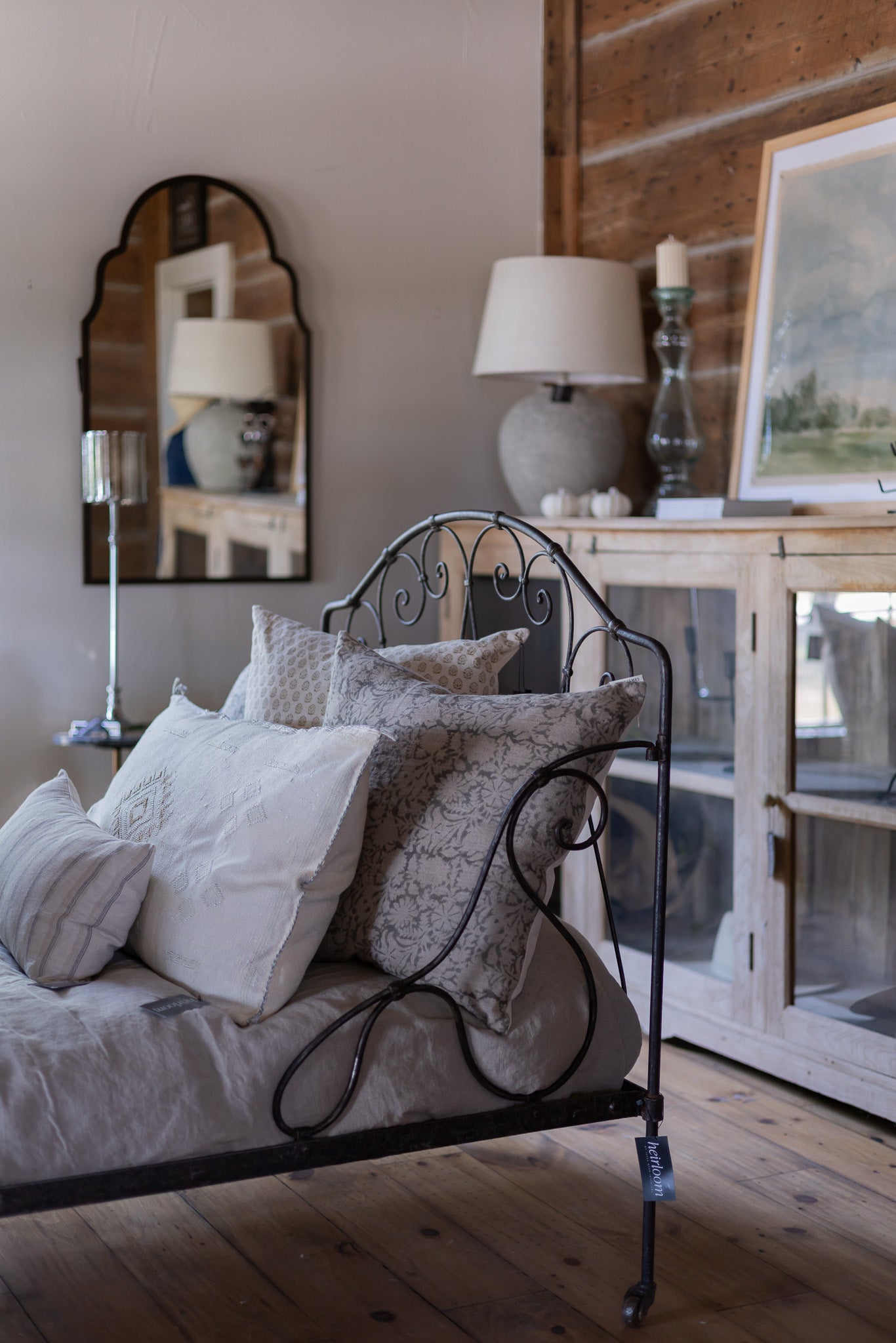 Antique Iron Day Bed