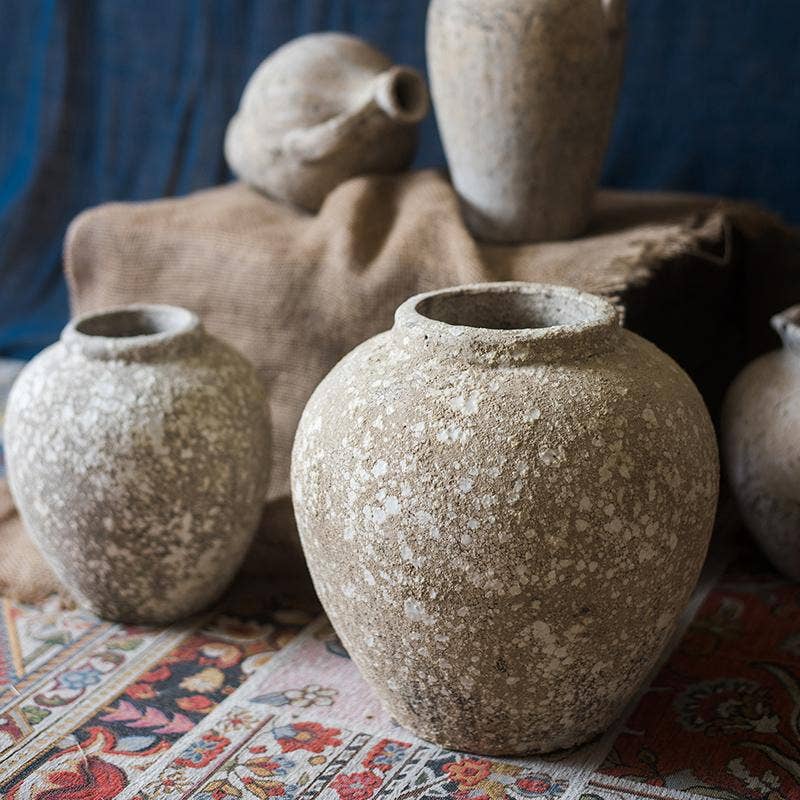 Handmade Cement Pot: Large