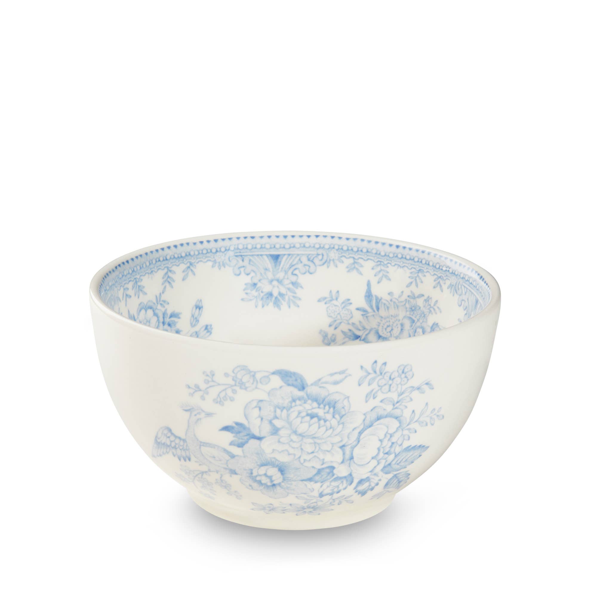 Blue Asiatic Pheasants Large Sugar Bowl