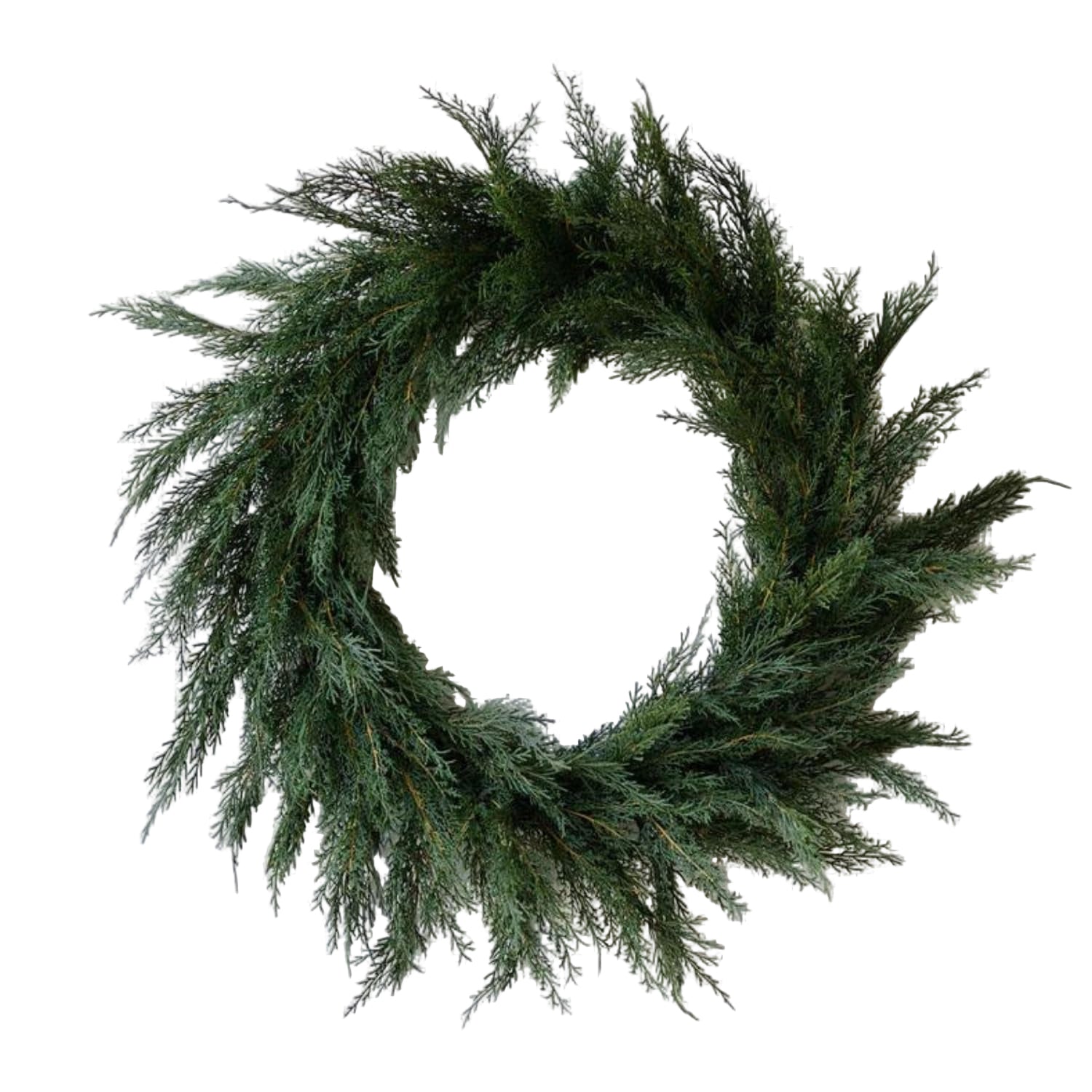 30" Faux Cedar Wreath