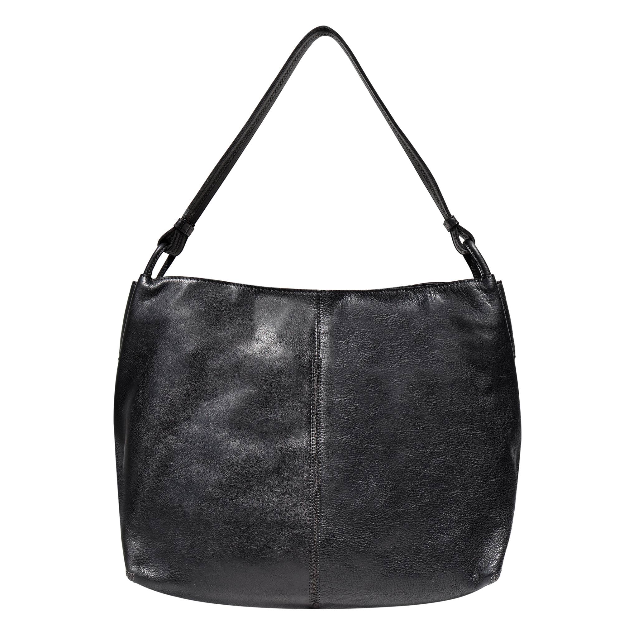 Breigh Leather Tote: Cognac
