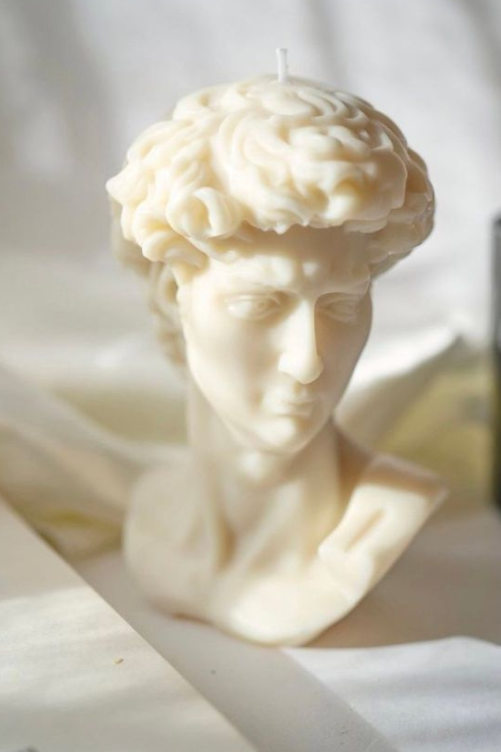 Statue Of David Candle: Cream