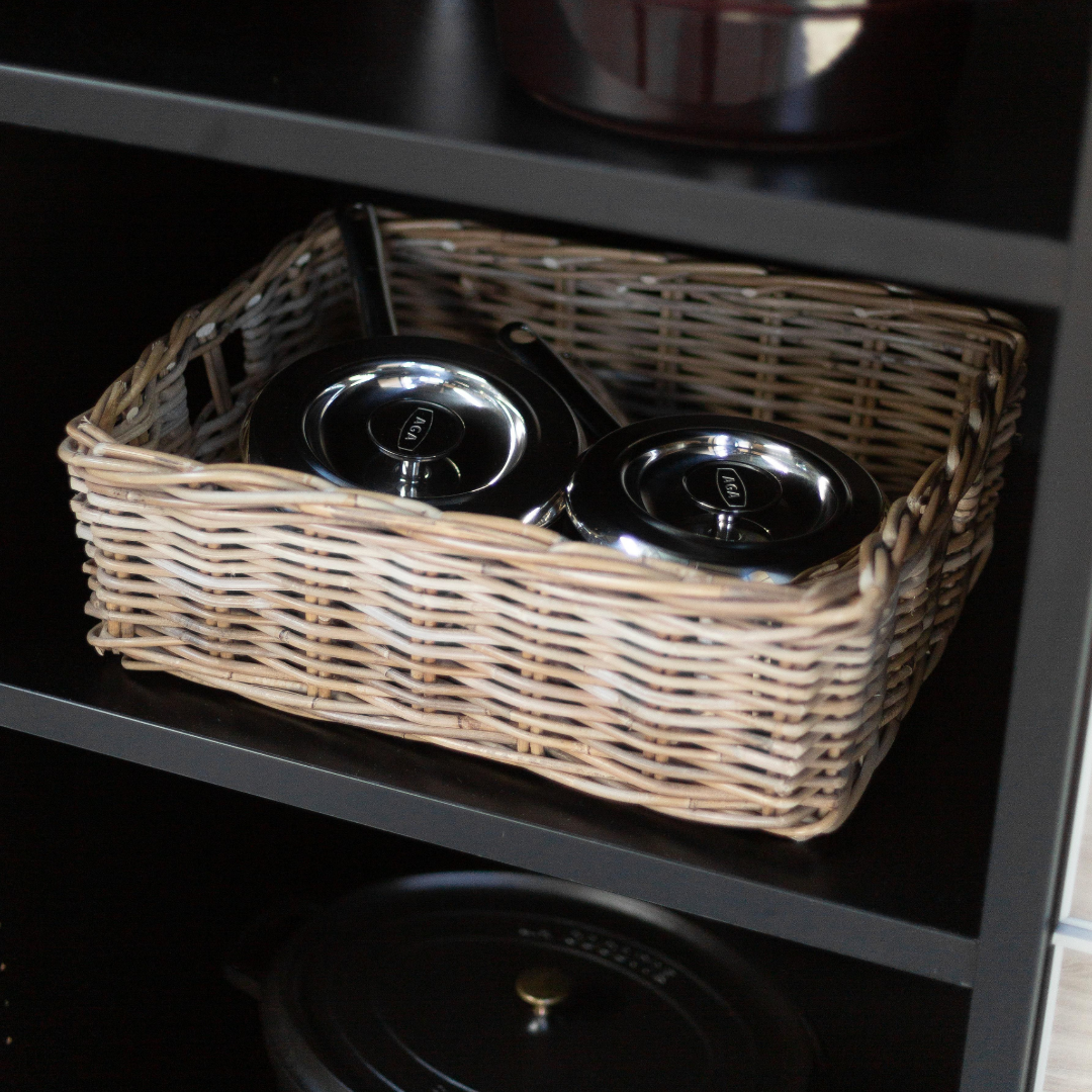 Rattan Rectangle Tray: Large