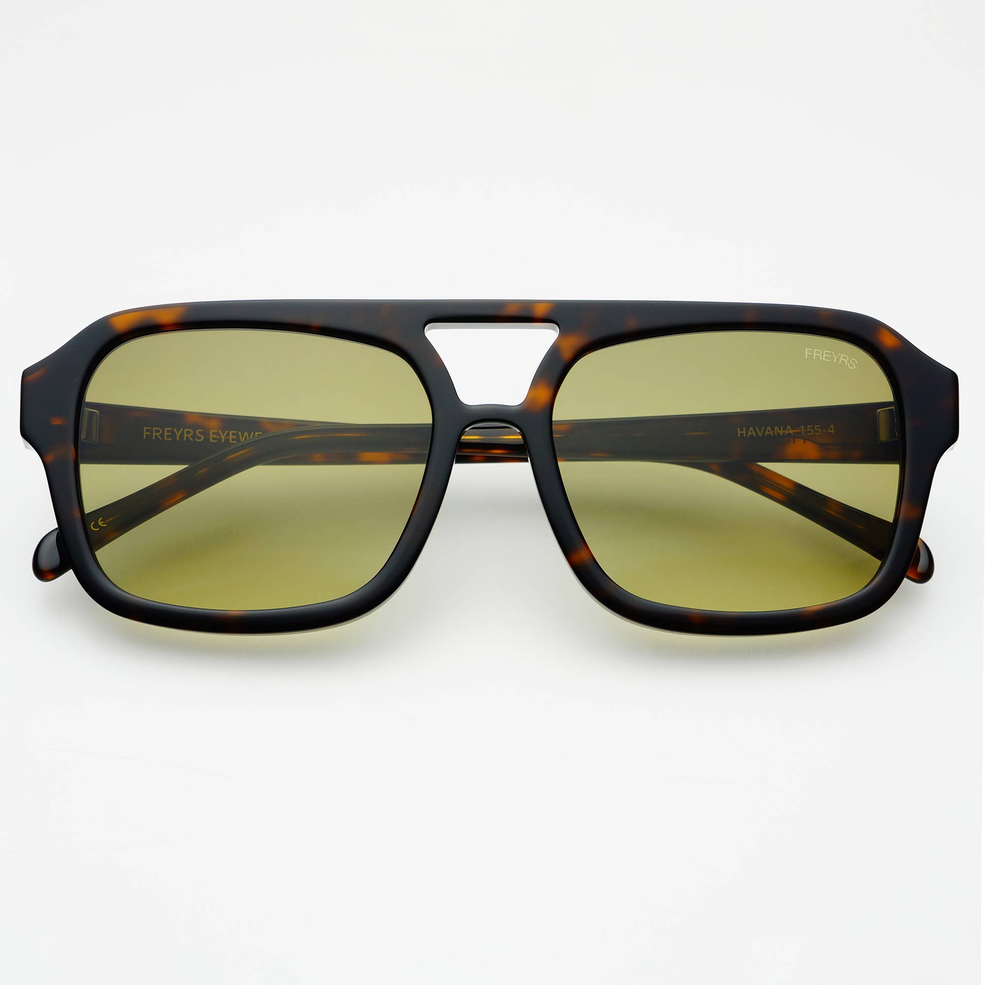 Havana Aviator Sunglasses: Dark Tortoise