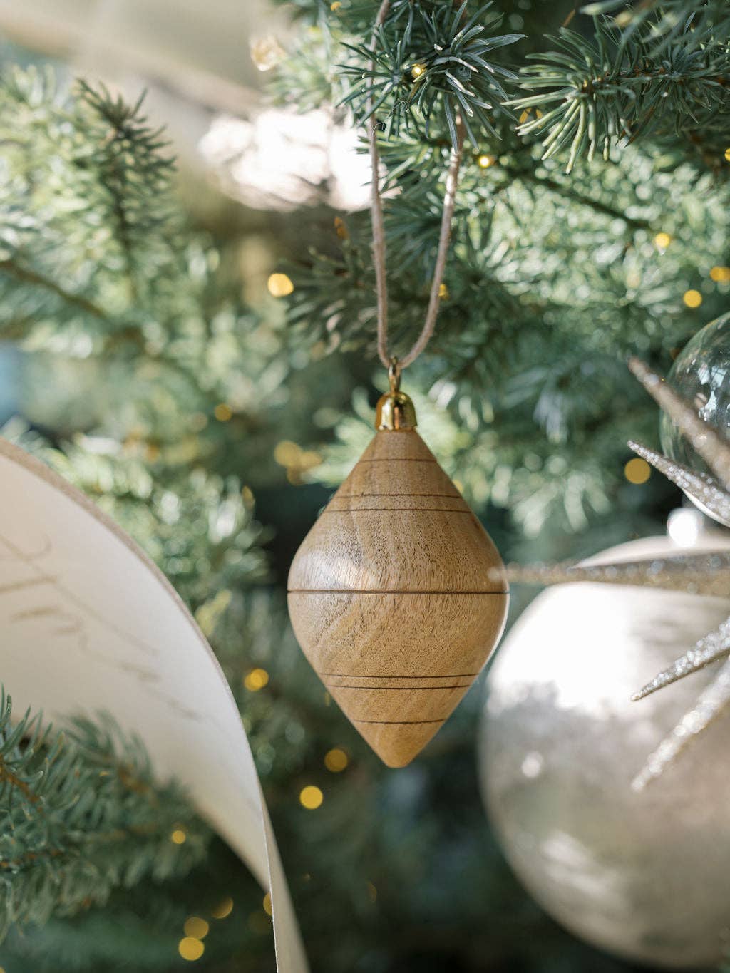 Natural Mango Wood Ornament