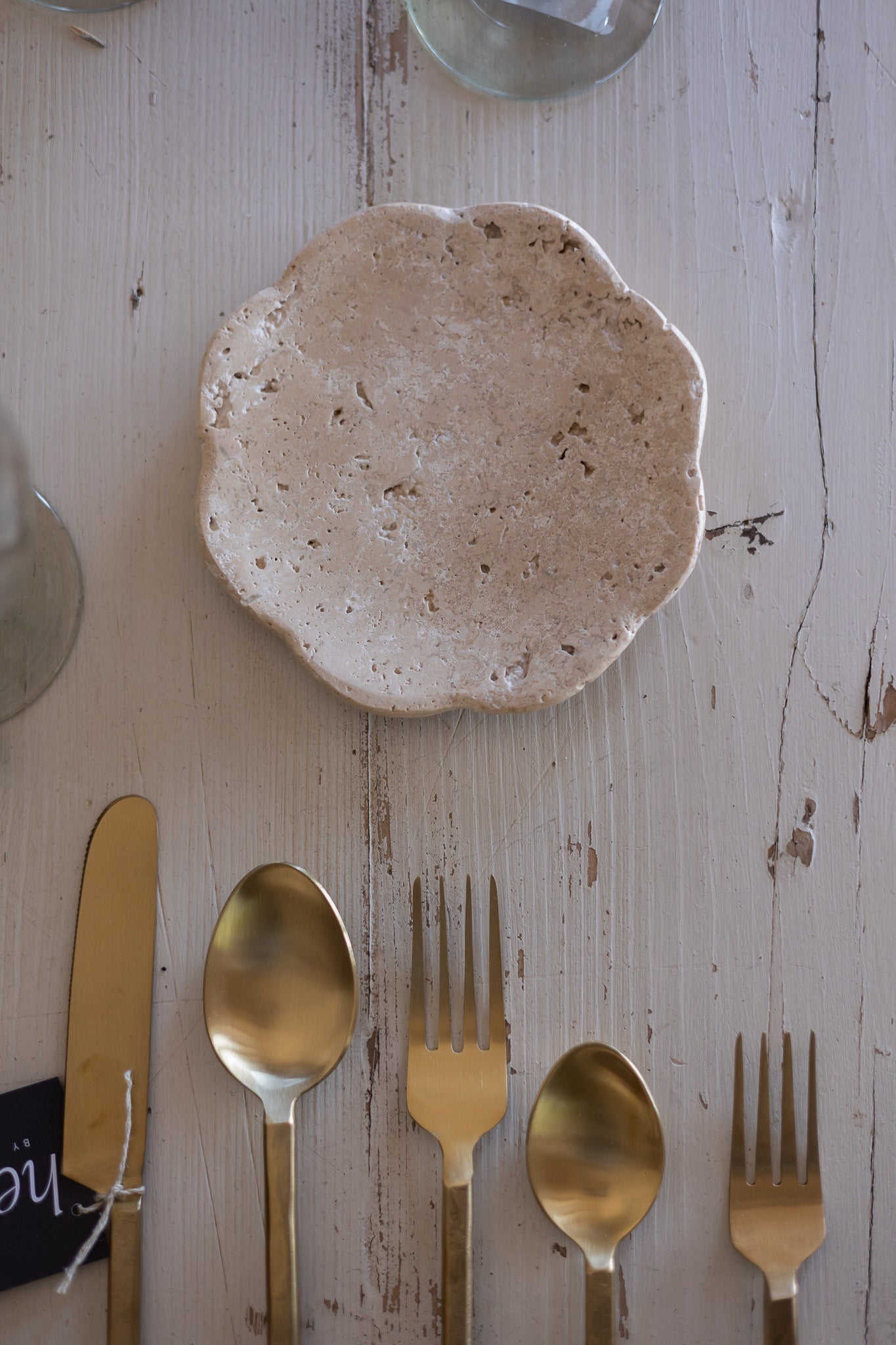 Antique Kitchen Island: Weathered White