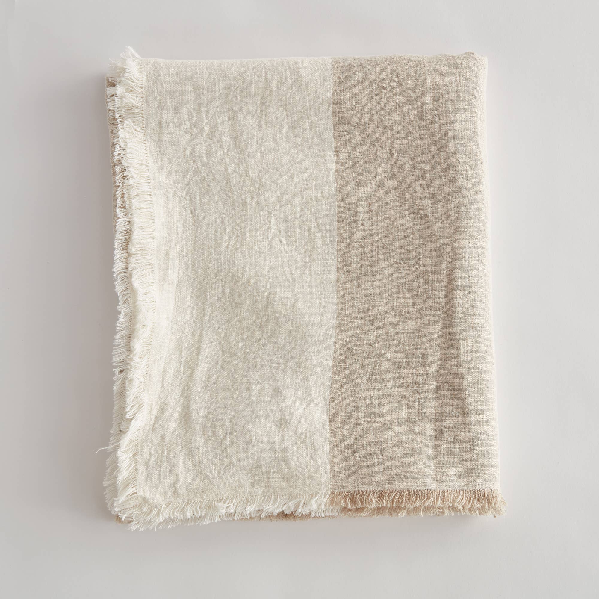 Anika European Linen Throw Blanket