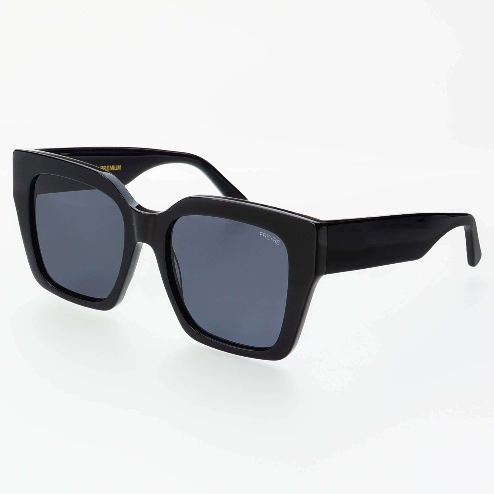 Bon Chic Oversized Square Sunglasses: Black