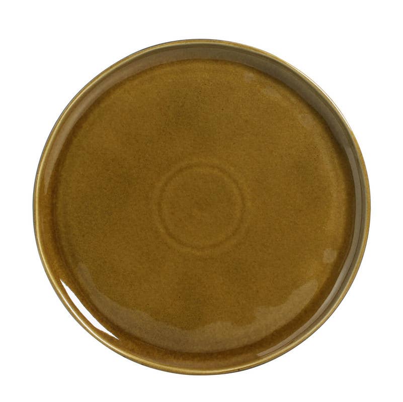 Stoneware Dessert Plate: Amber