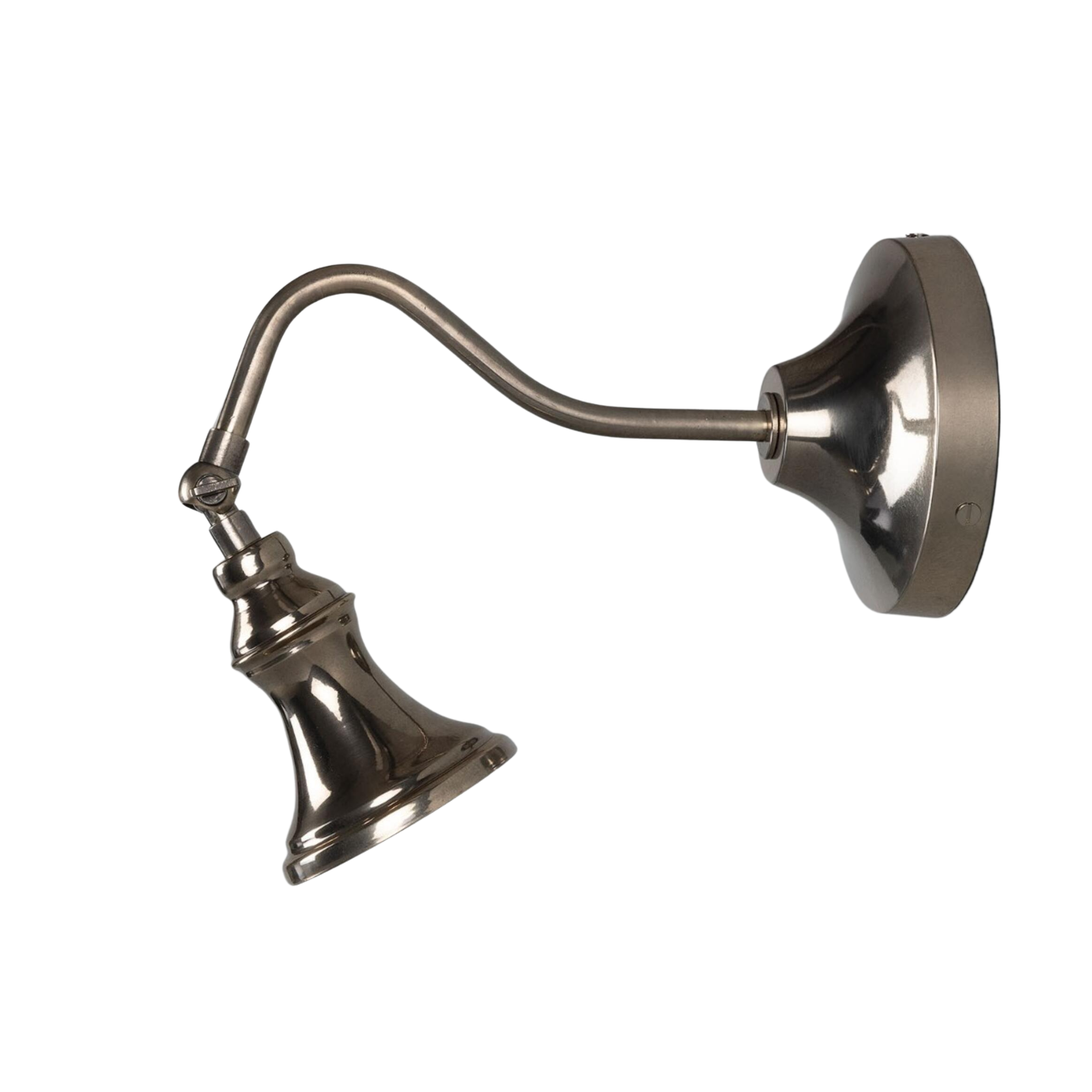 Kent Adjustable Spotlight Sconce: Antique Silver