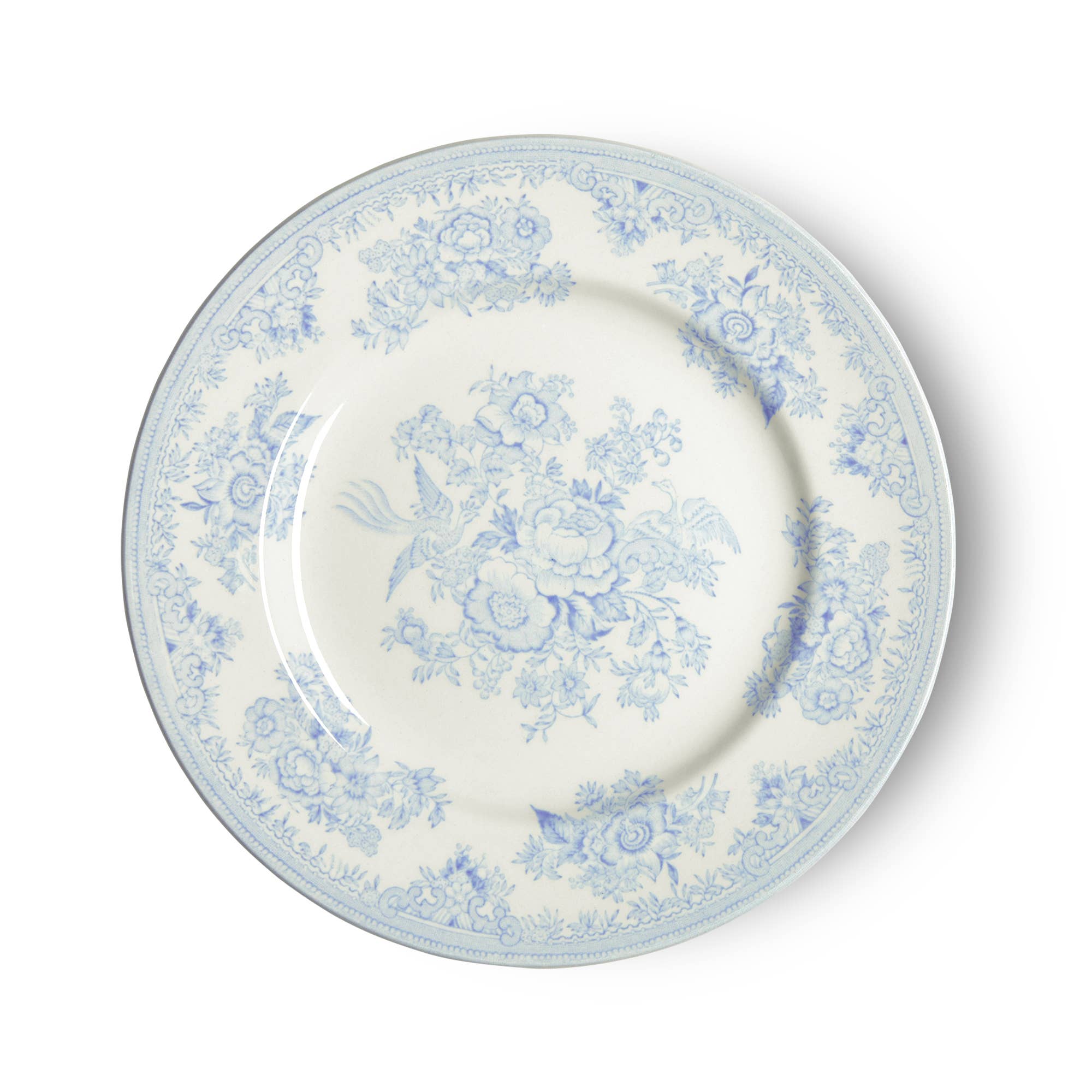 Blue Asiatic Pheasants Medium Plate