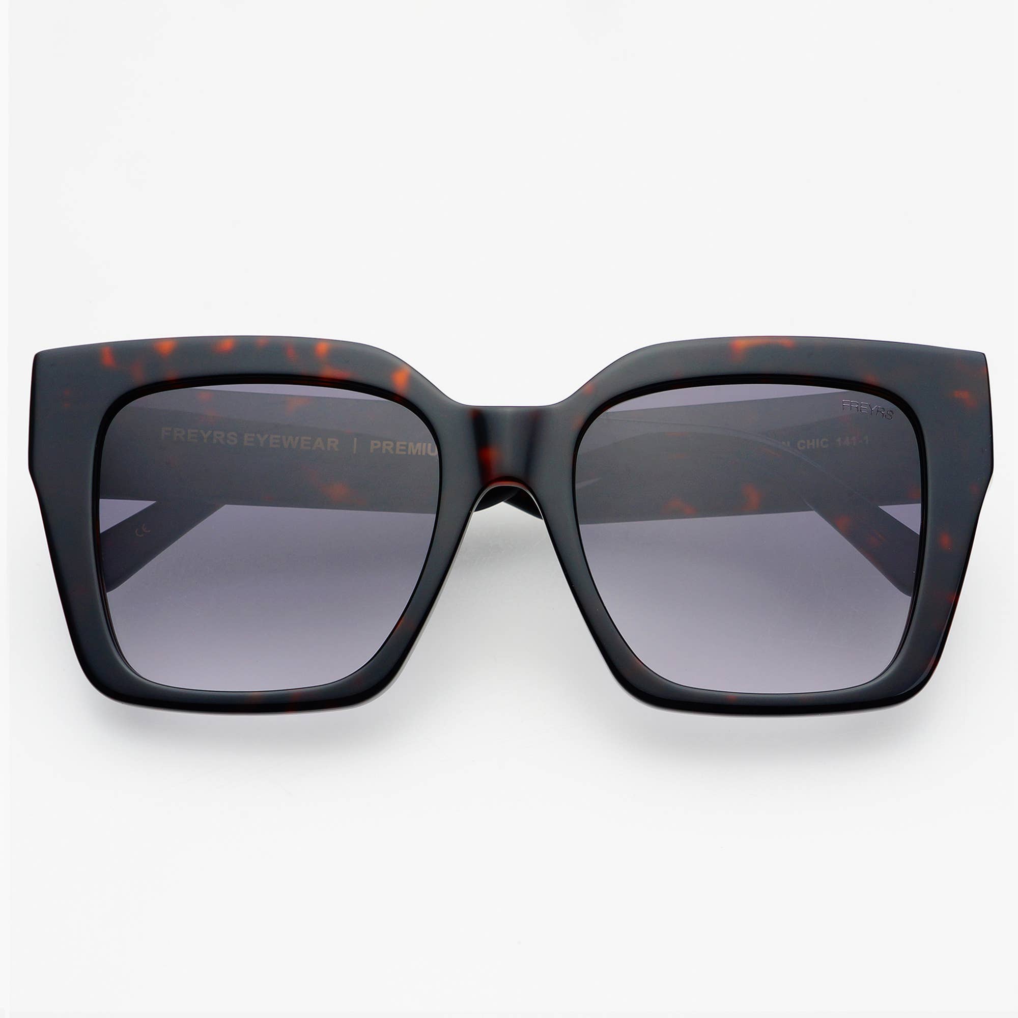 Bon Chic Oversized Square Sunglasses: Tortoise