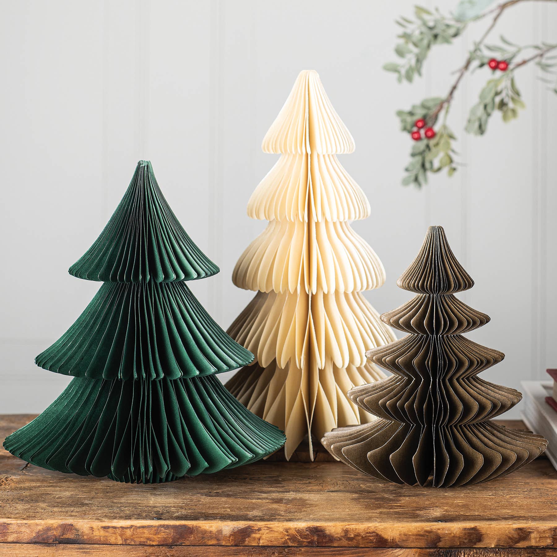 Accordian Paper Tree Set