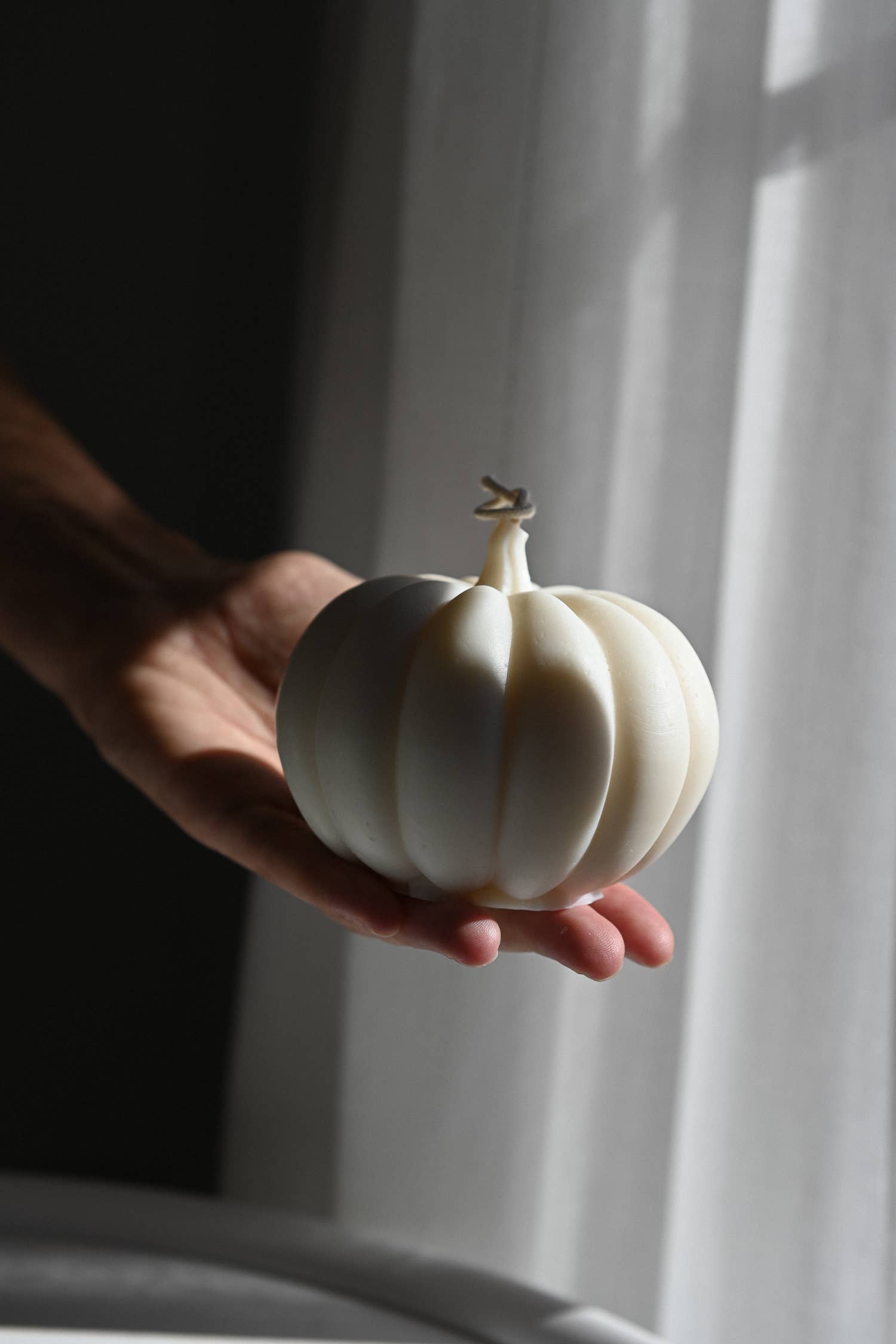 Cream Pumpkin Candle