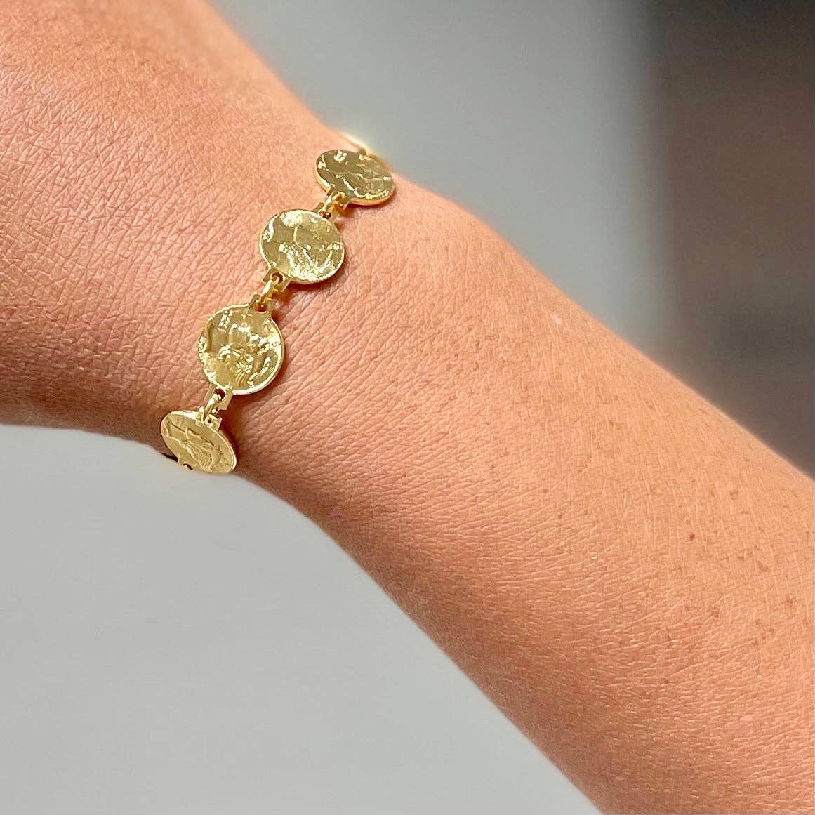 Gold Coin Bracelet
