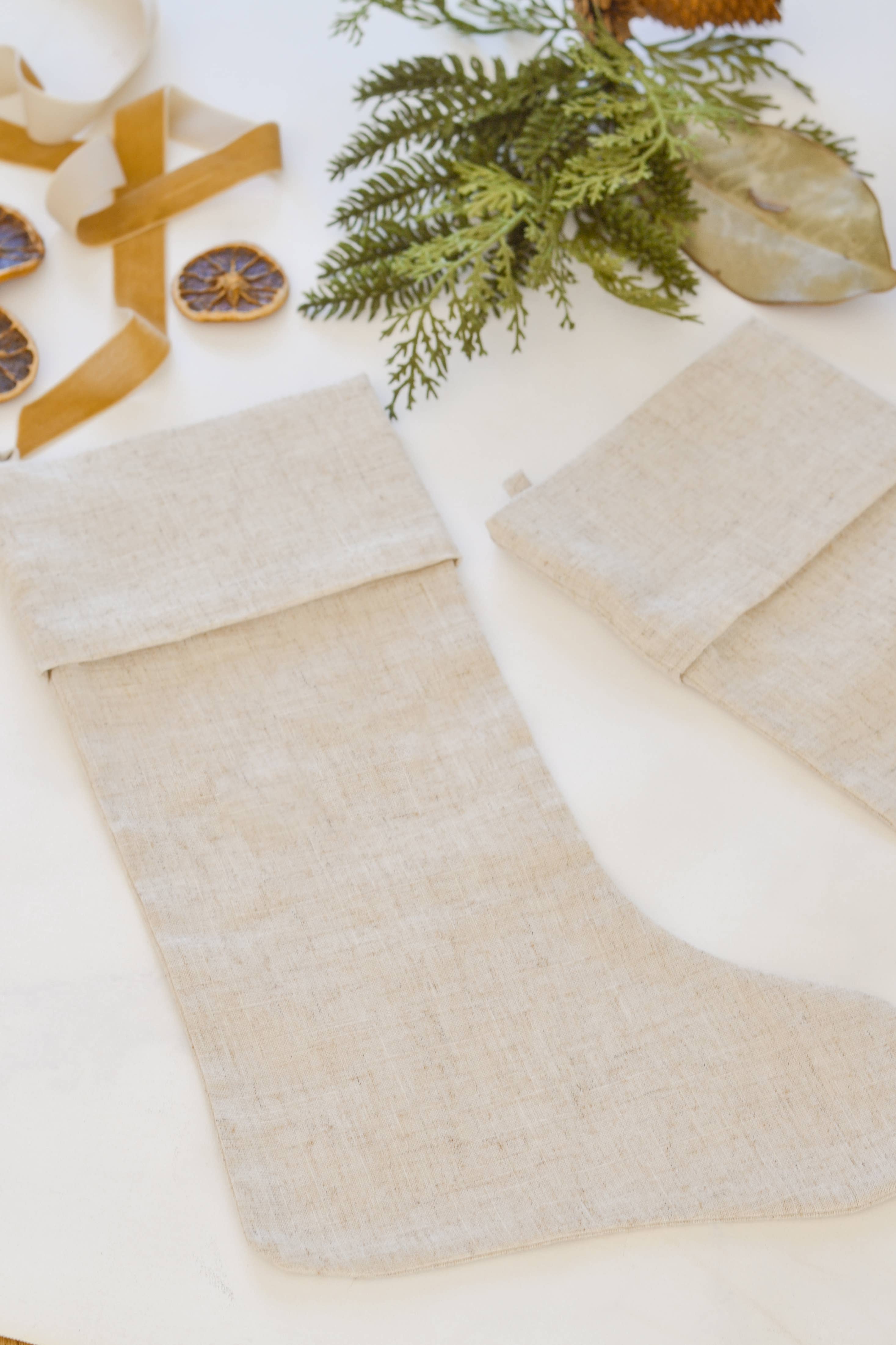 Heritage Linen Christmas Stocking