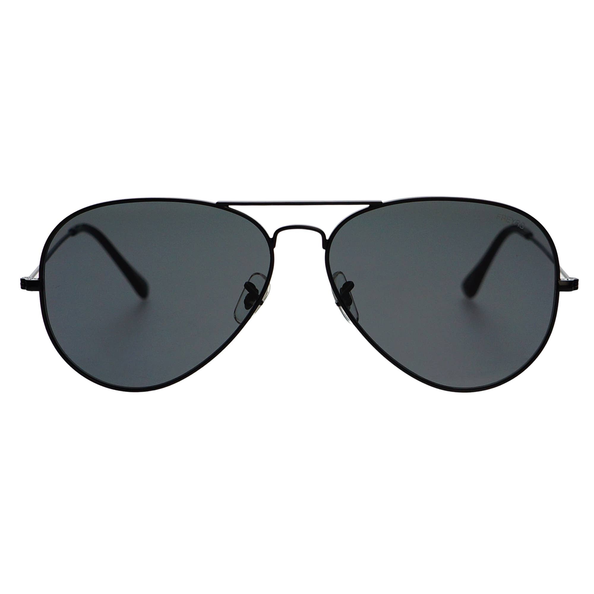 Morgan Large Aviator Sunglasses: Black