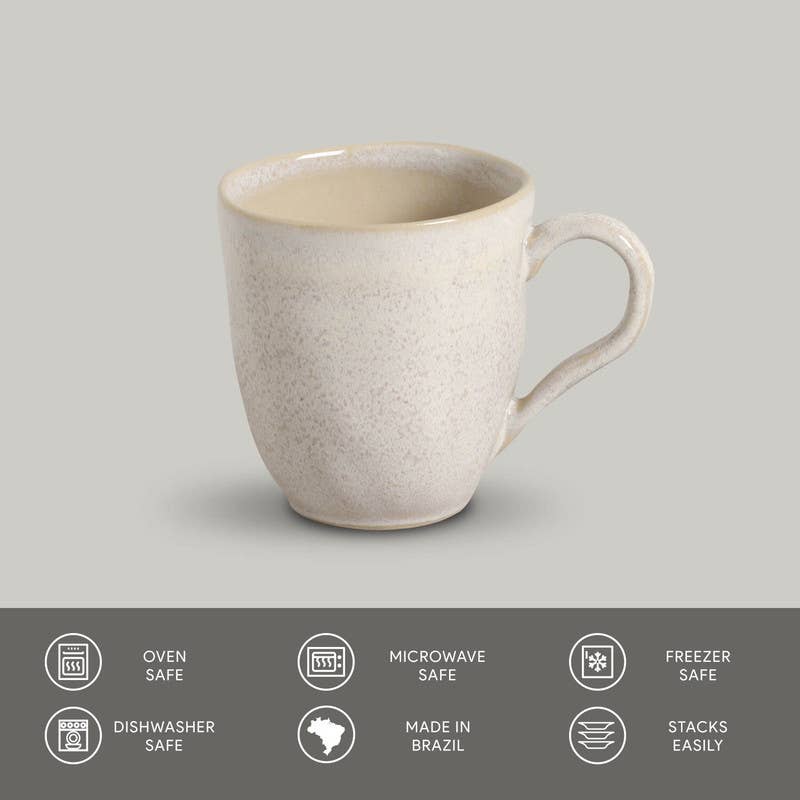 Stoneware Organic Mug: Latte