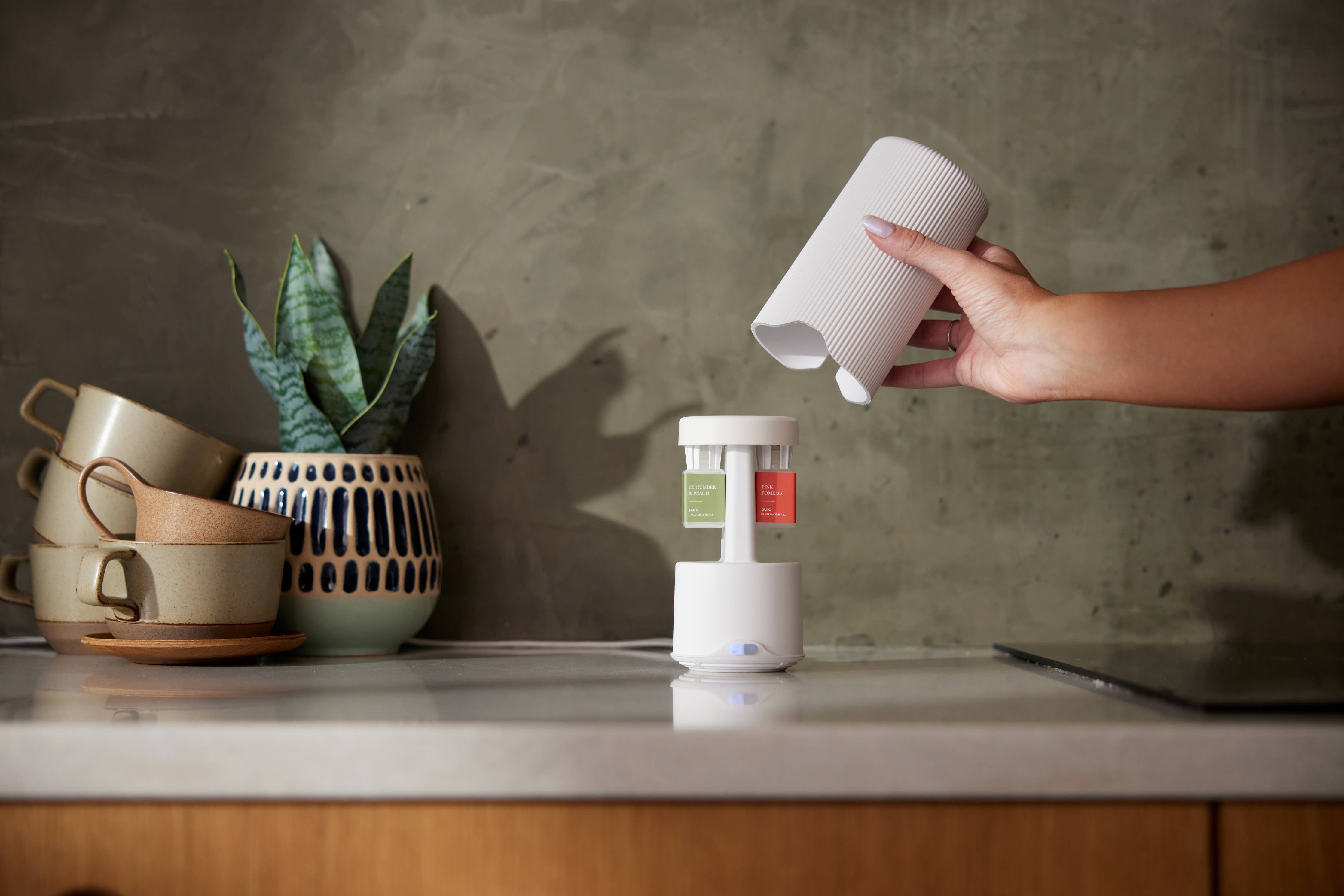 Pura Home Plus™ Smart Home Fragrance Diffuser: White