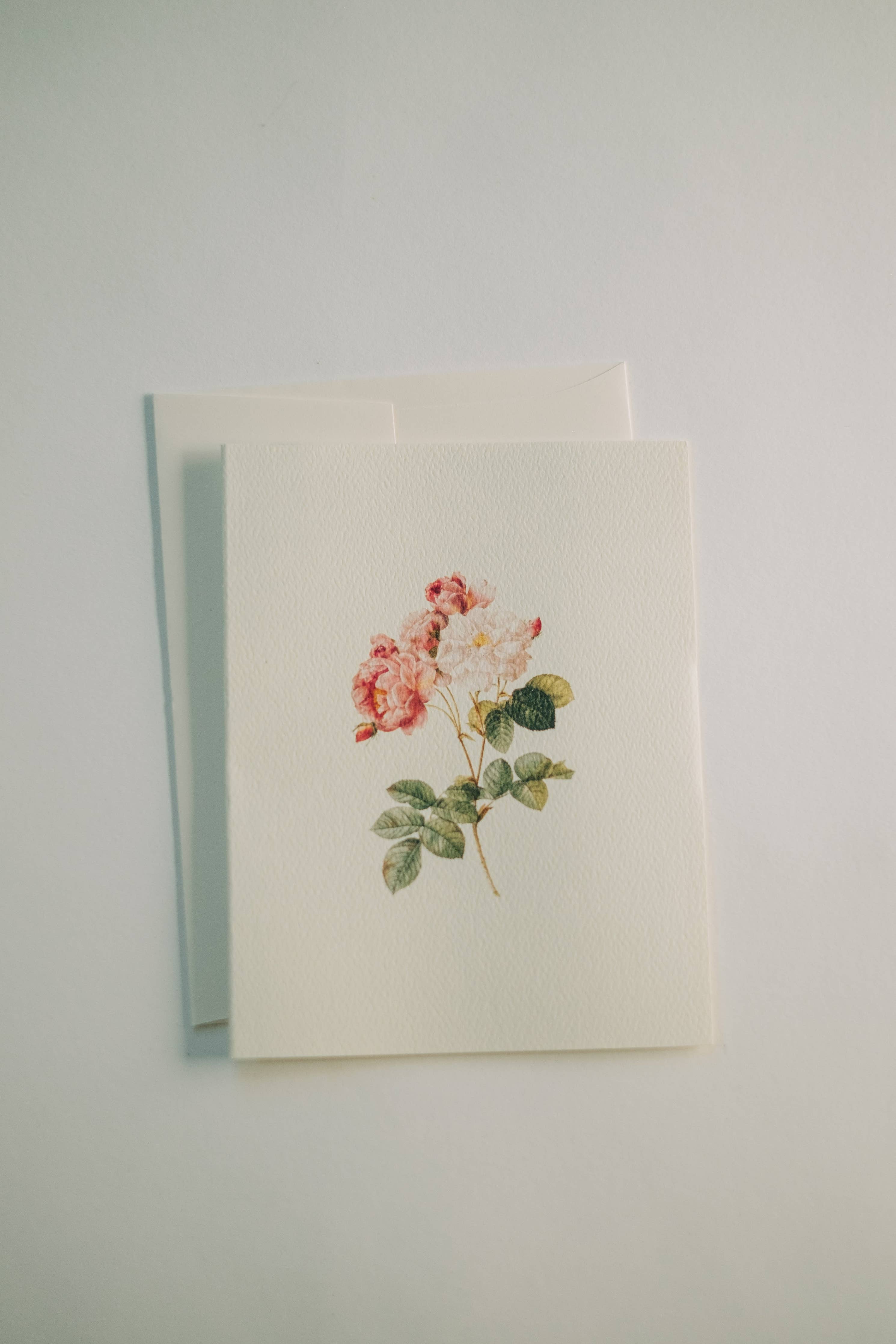 Vintage Roses Note Card: Set of 6