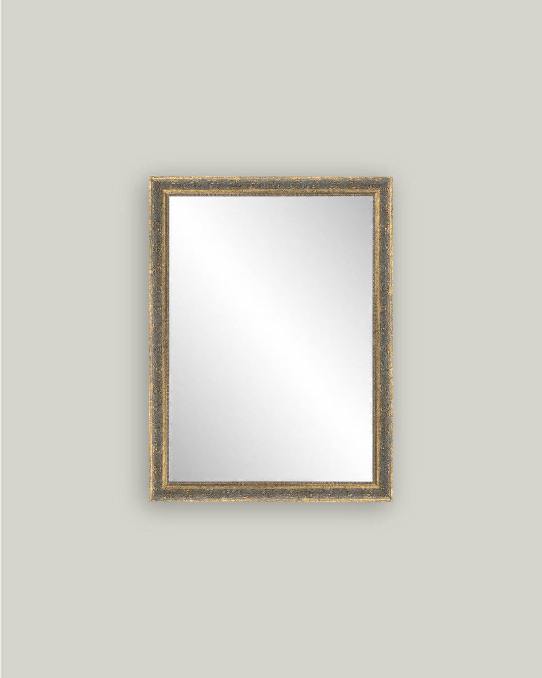 Patina Gold Framed Mirror: 12x16