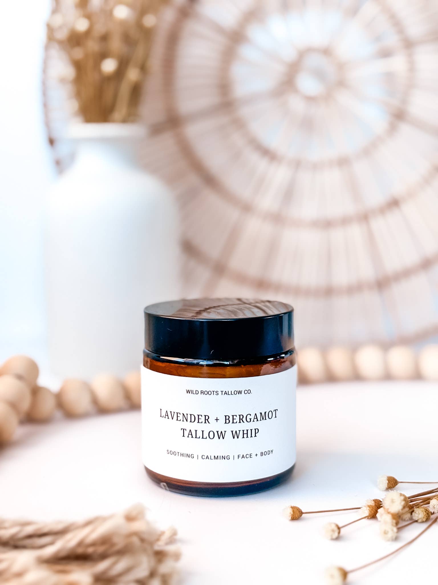 Lavender Bergamot Whipped Tallow Balm