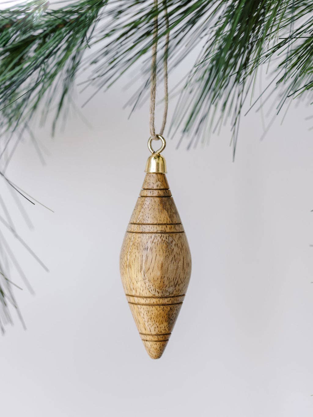 Natural Mango Wood Ornament