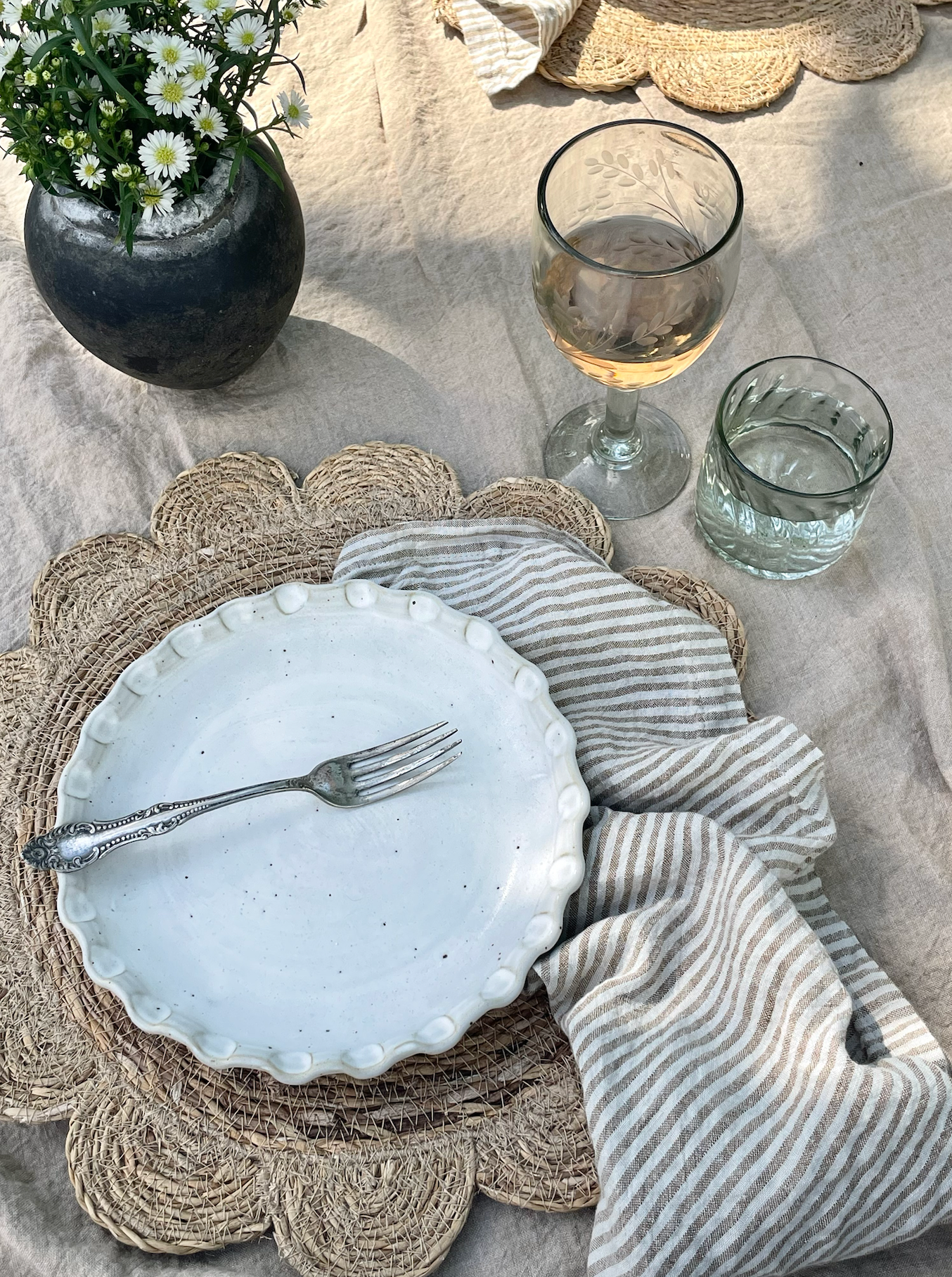Handblown Fluted Tumbler: Small