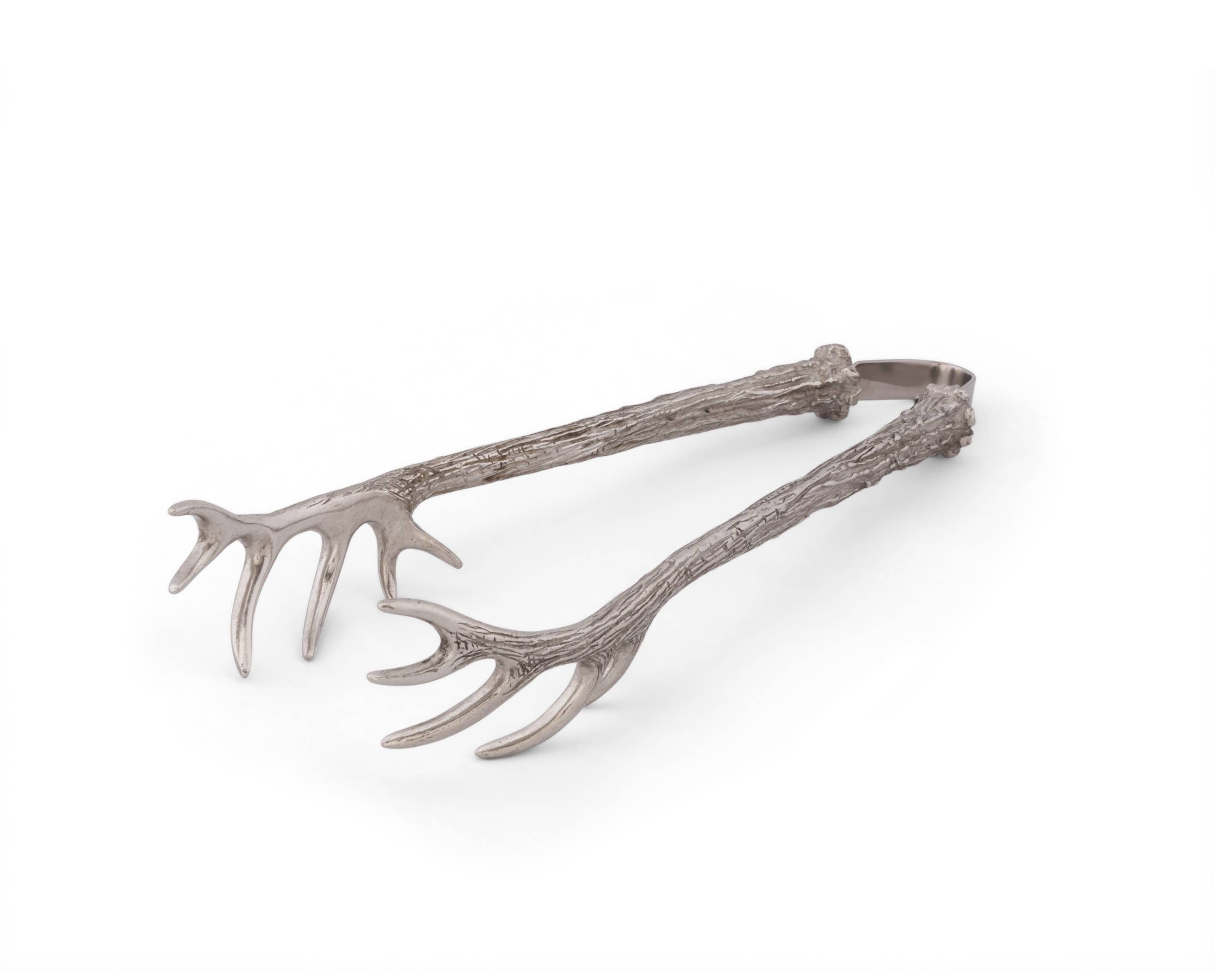 Pewter Antler Tongs