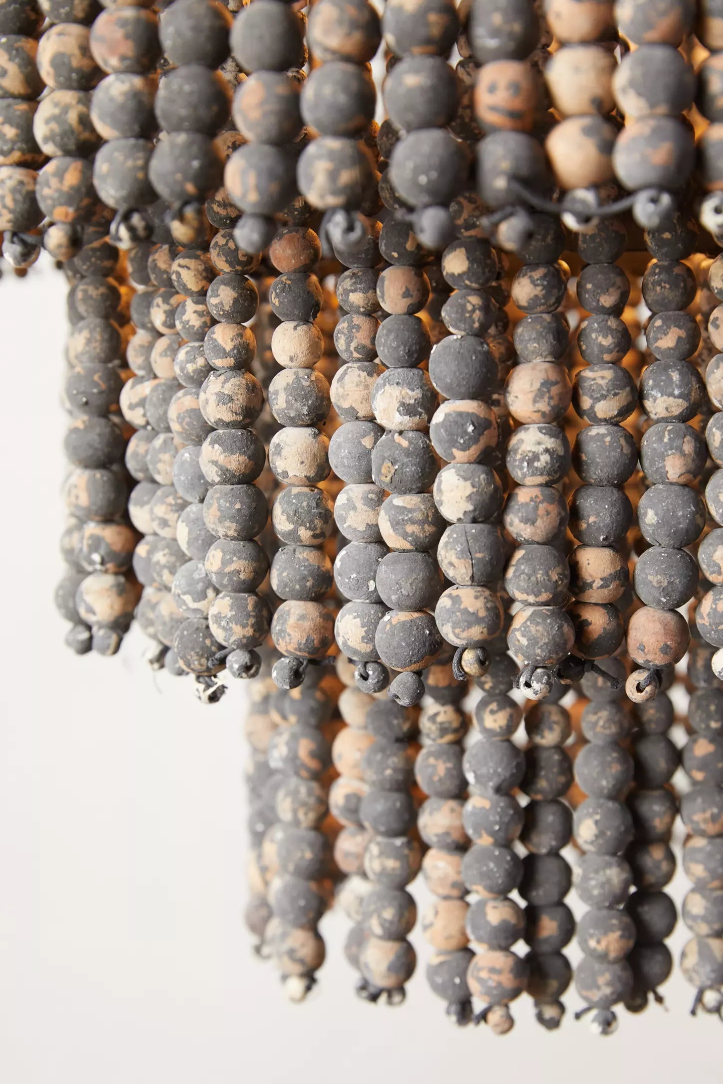 Black Beaded Chandelier