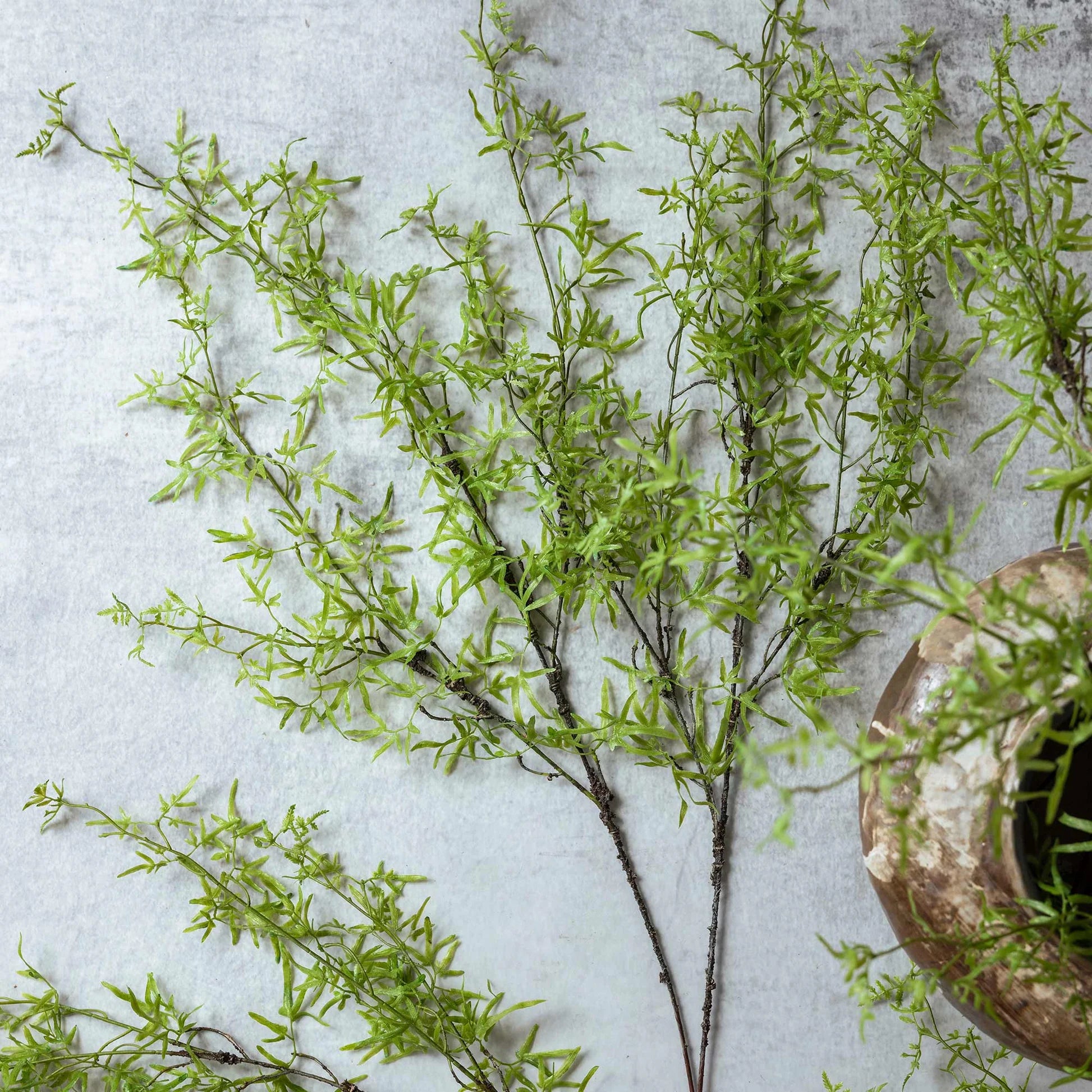 Faux Fern Branch: Soft Green