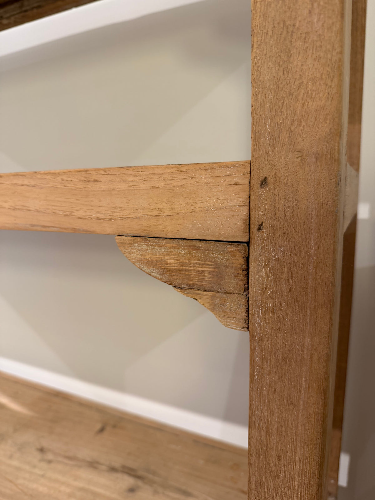 Antique Wooden Display Shelves