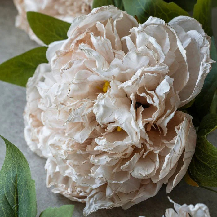 Faux Peony: Evening Dew
