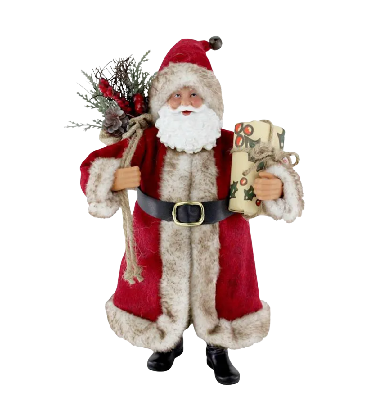 Vintage Santa Figurine: 11"
