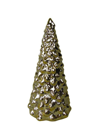 Ceramic Gold Christmas Tree