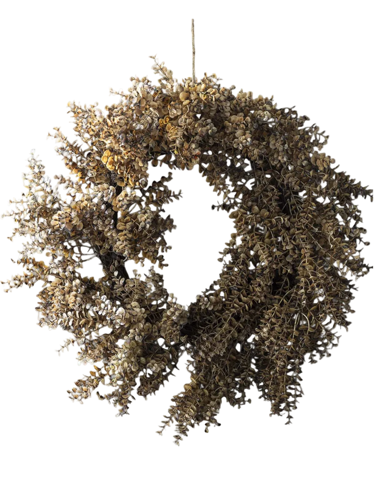 Faux Eucalyptus Wreath: Desert