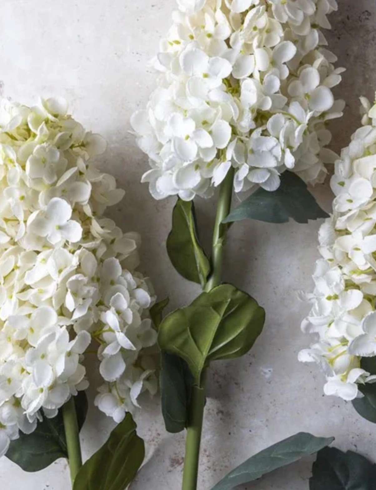 Faux Hydrangea Paniculata: Cream