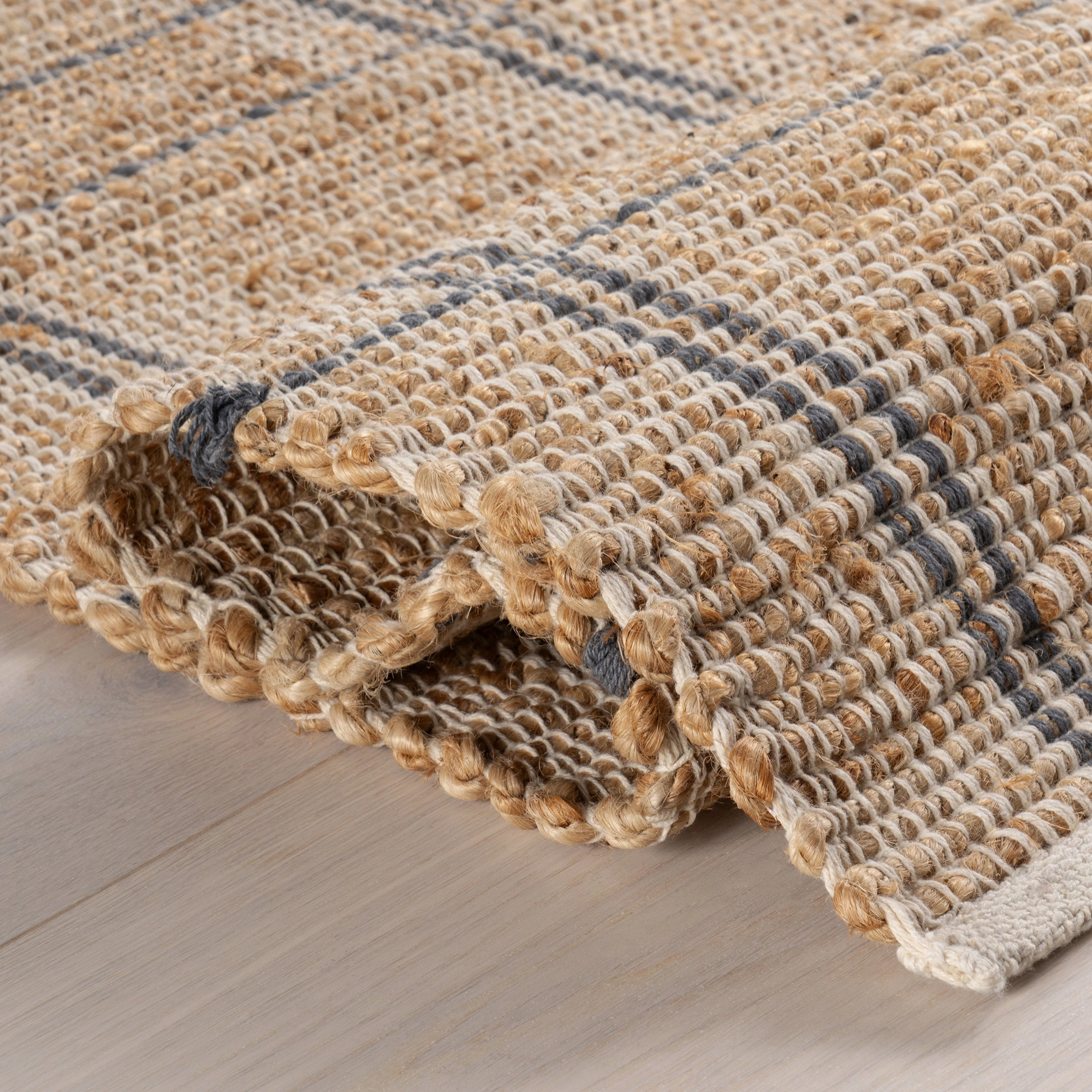 Oscar Plaid Jute Rug: 9' x 12'