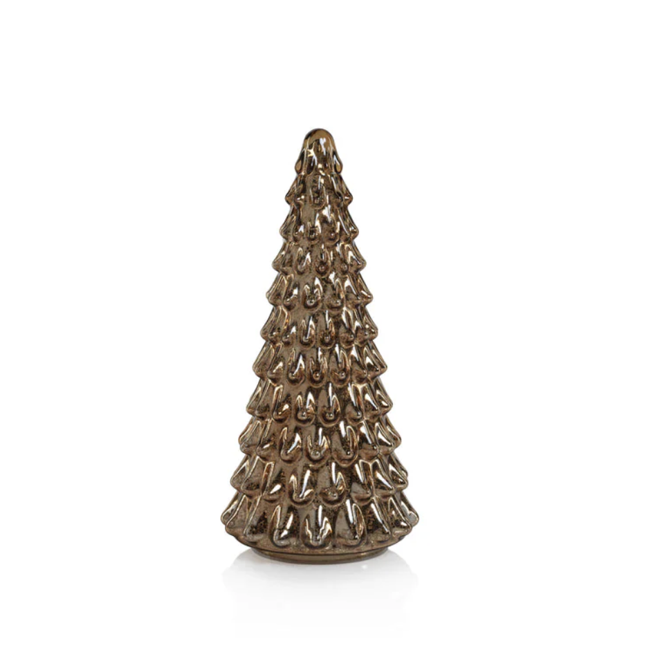 Ceramic Gold Christmas Tree