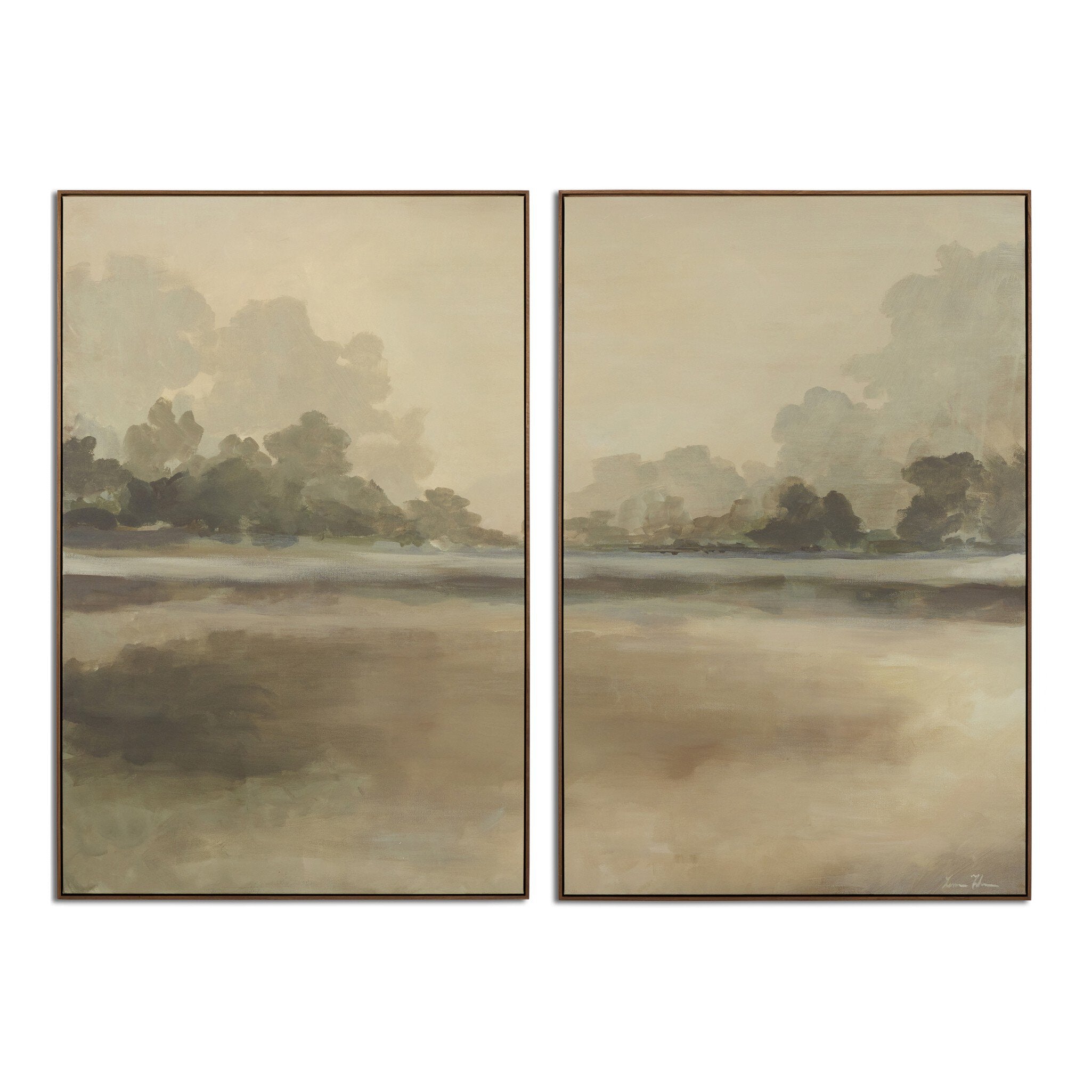 Reflections Diptych by Lauren Fuhr