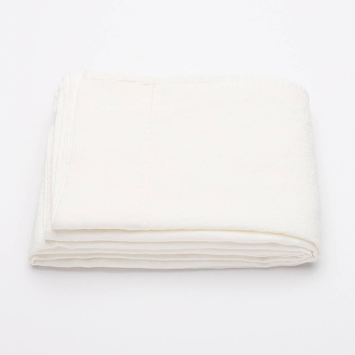 European Linen Flat Sheet: Off White (King)