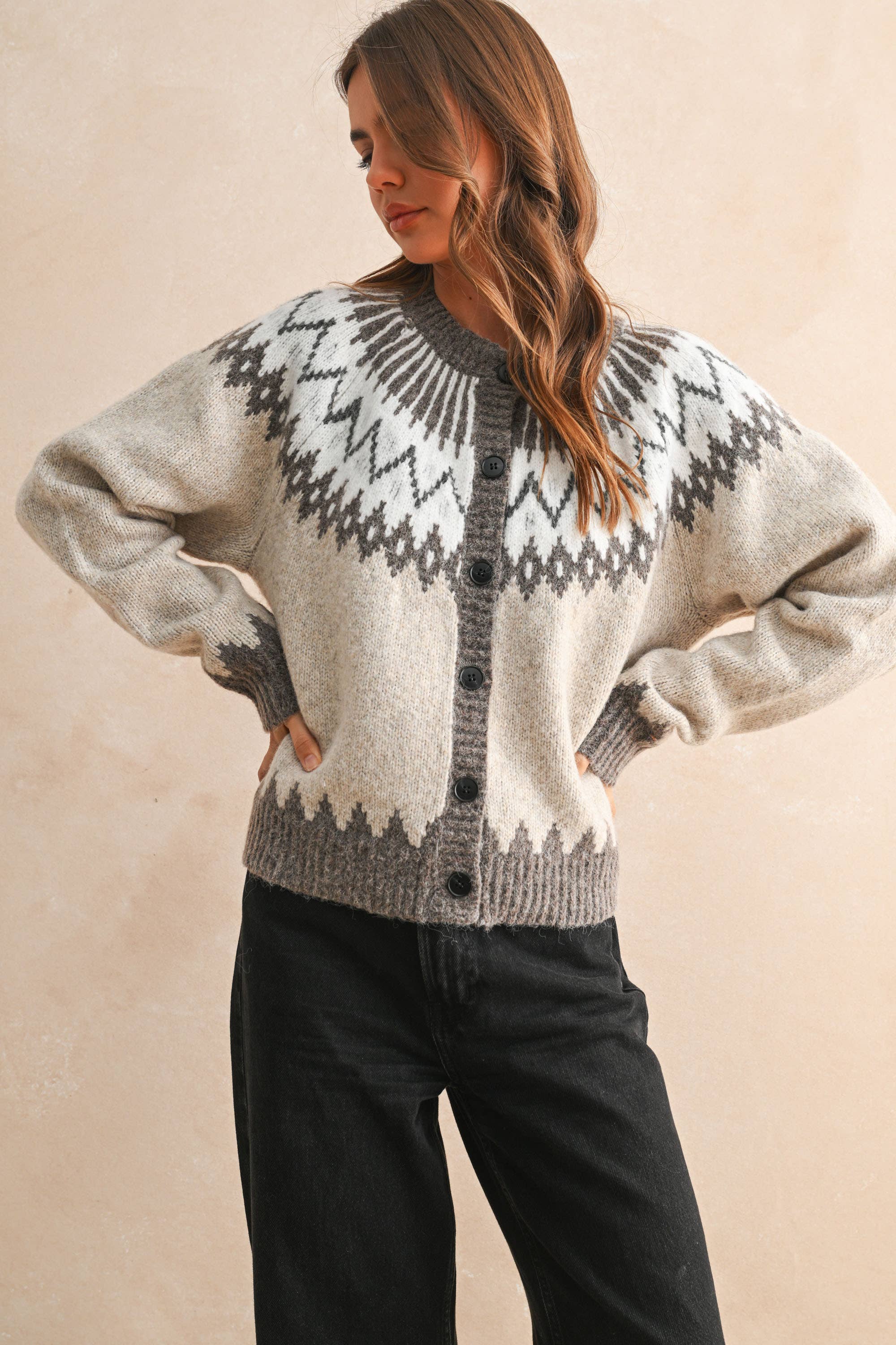Nordic Knitted Cardigan