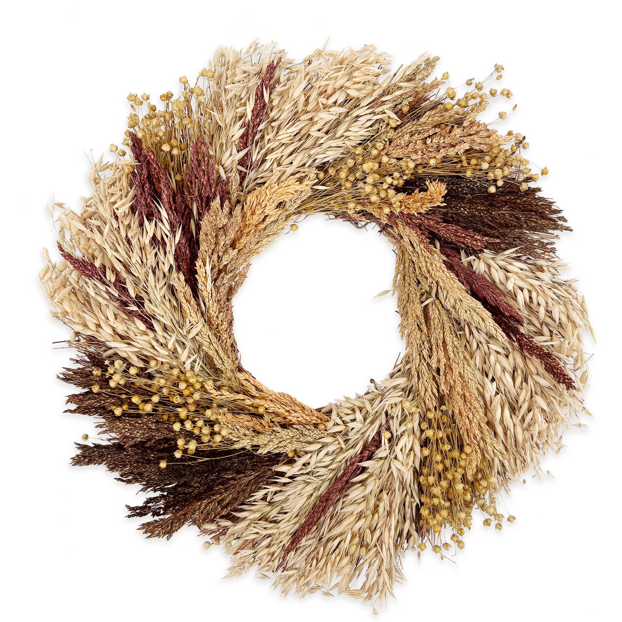 Charlotte Autumn Grains Wreath