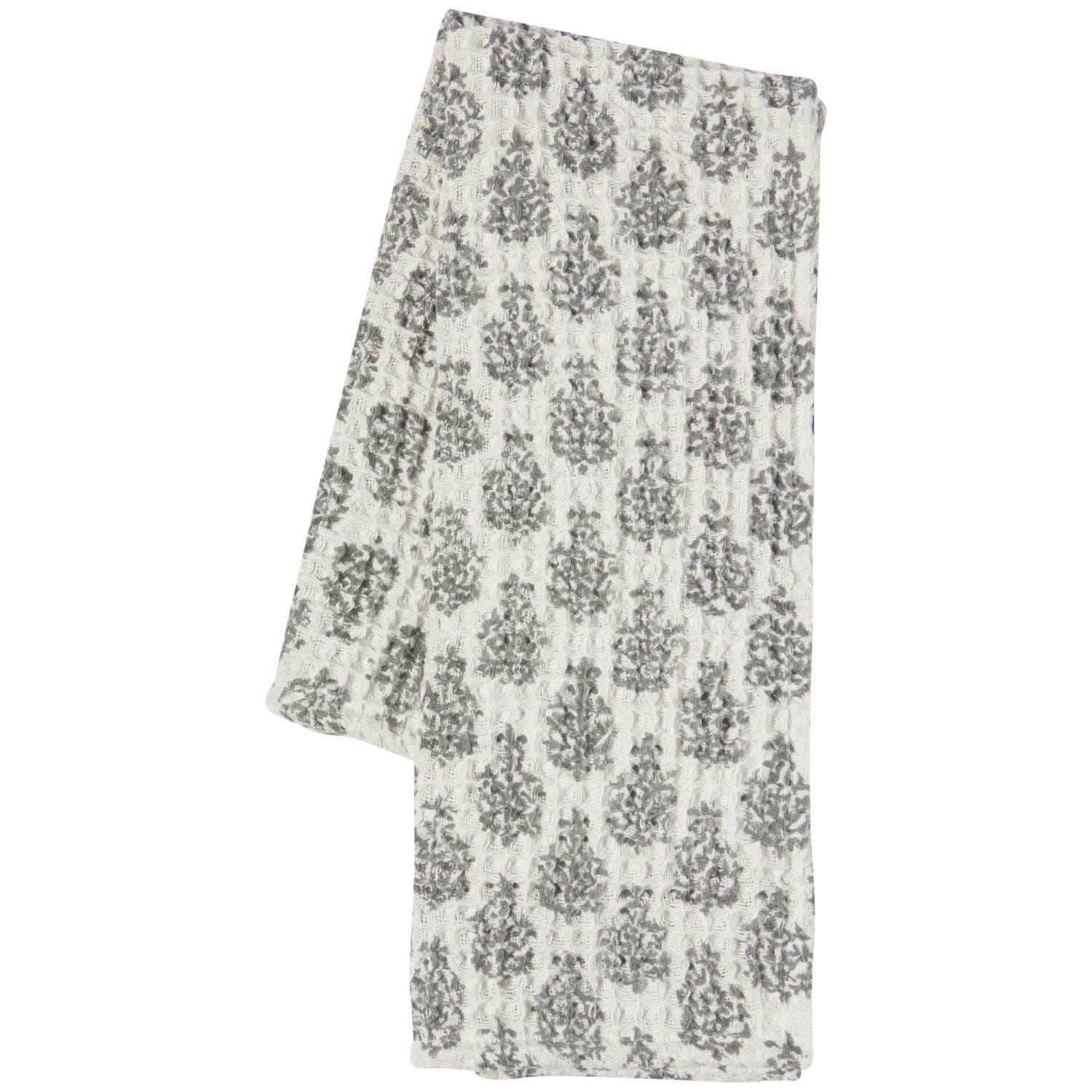 Hand-Block Printed Waffle-Weave Dishtowels