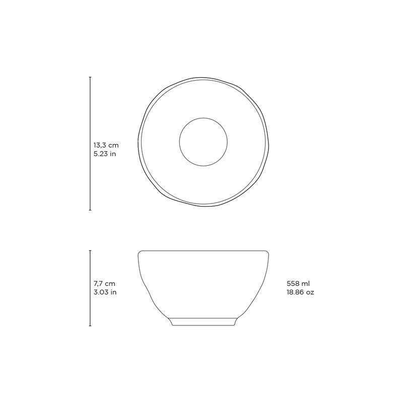 Stoneware Soup + Fruit Bowl: Latte