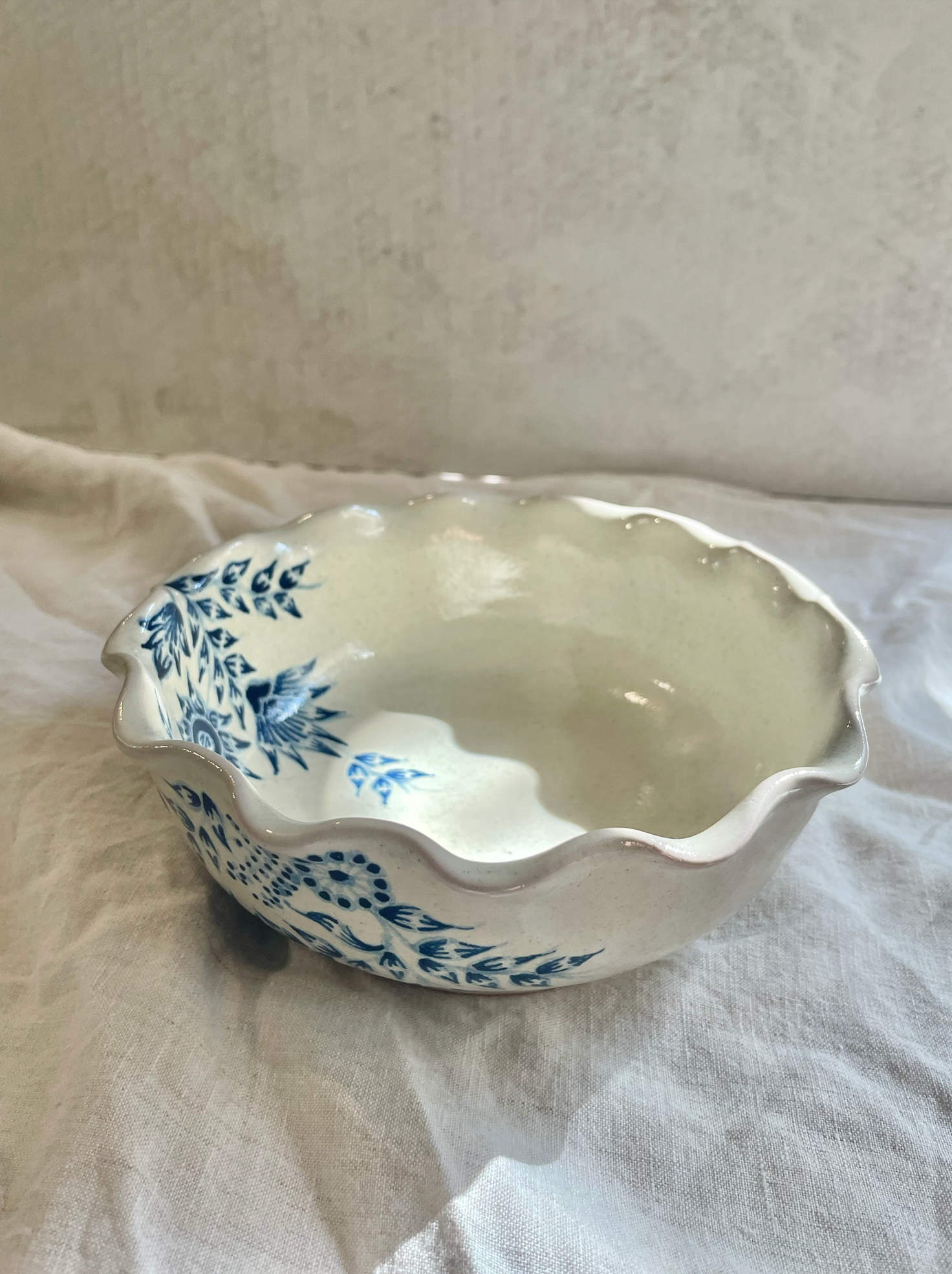 Hand-Painted Talavera Serving Bowl