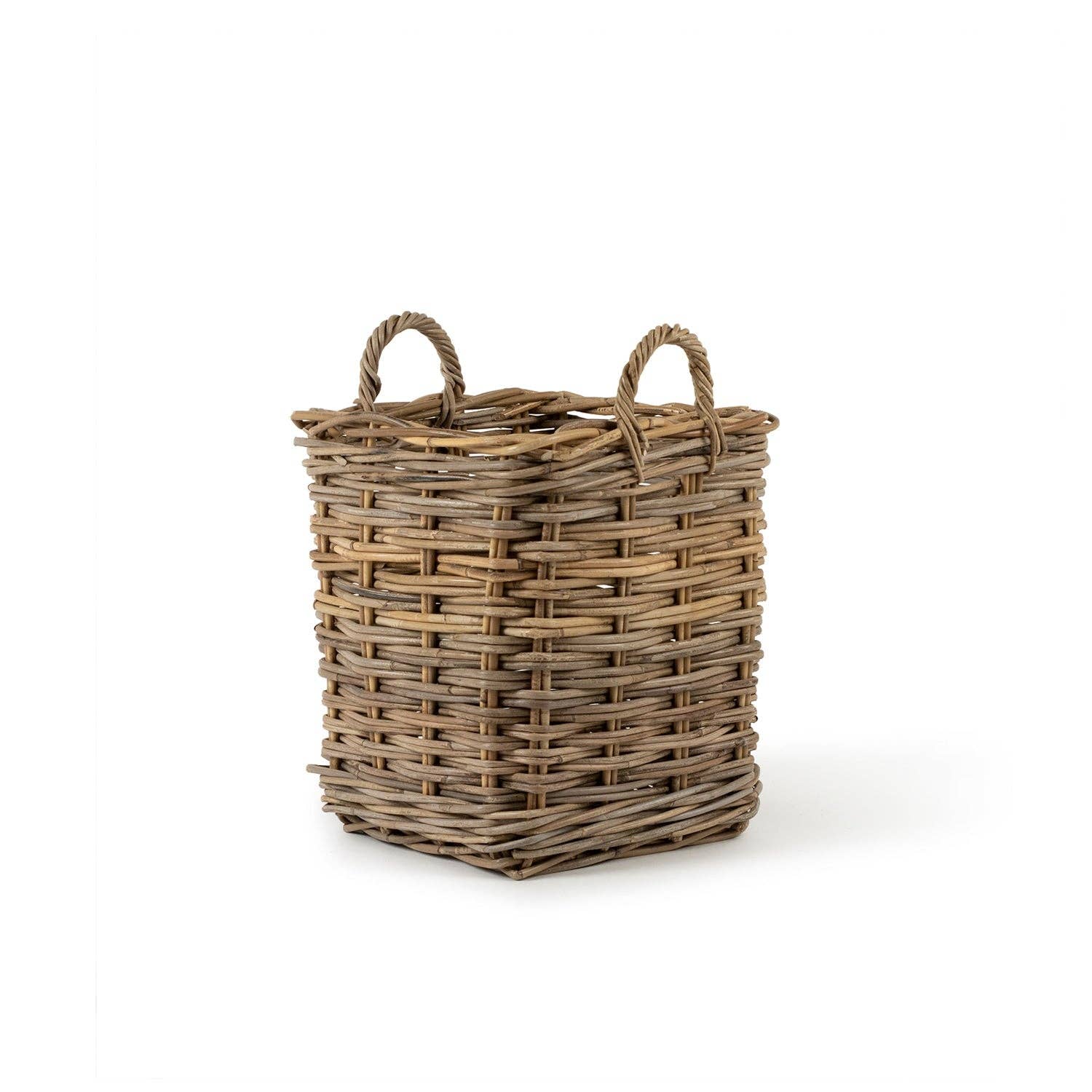 Rattan Square Kubu Basket: Large