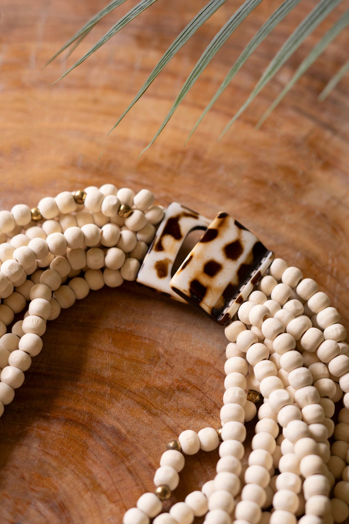 Cream Beaded Necklace