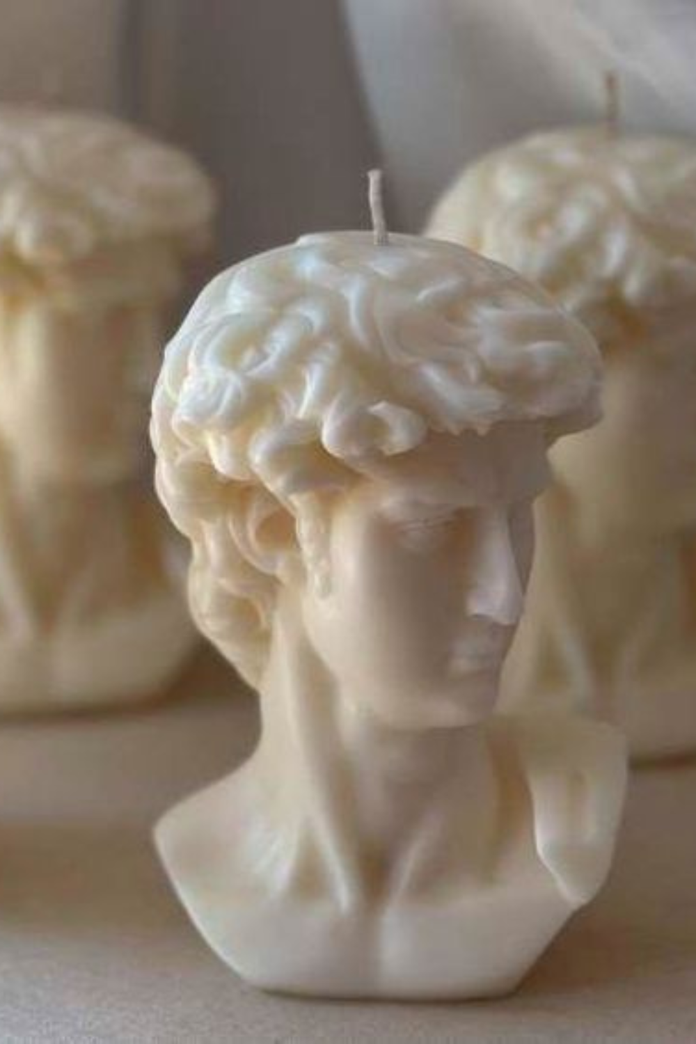 Statue Of David Candle: Cream